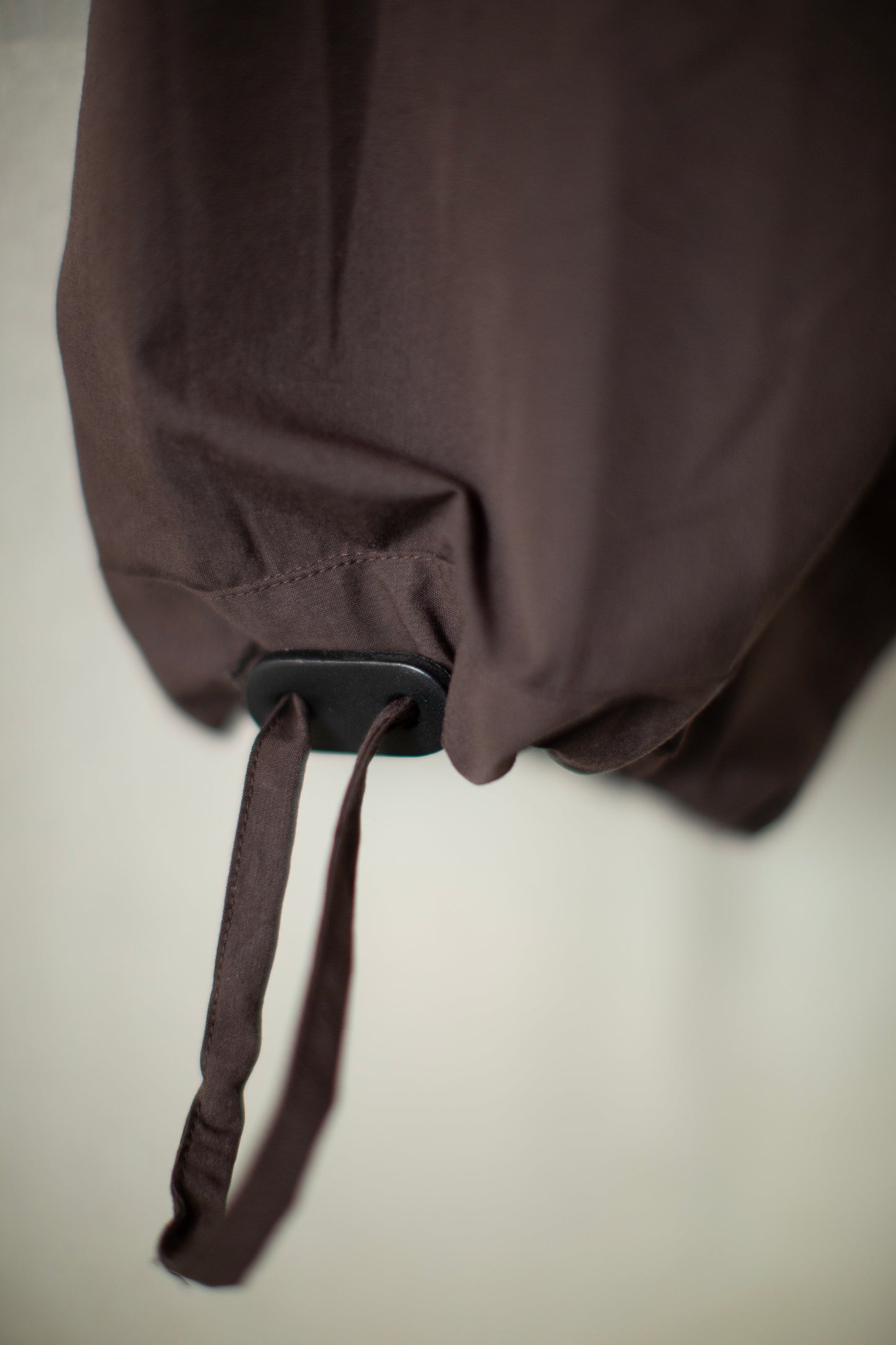 TROUSERS#91 - COTTON SILK CANVAS OLD MAHOGANY
