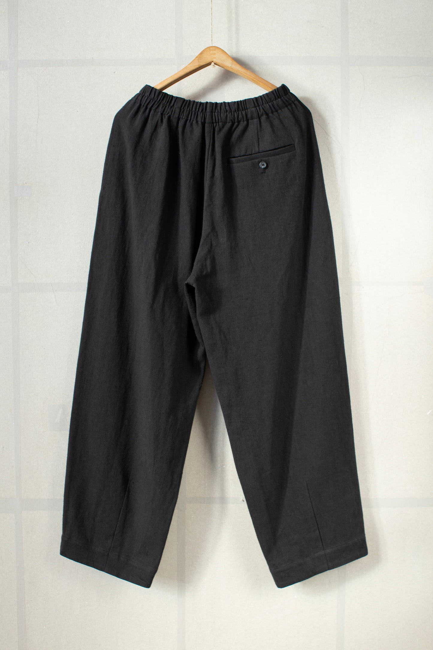 black matte pants