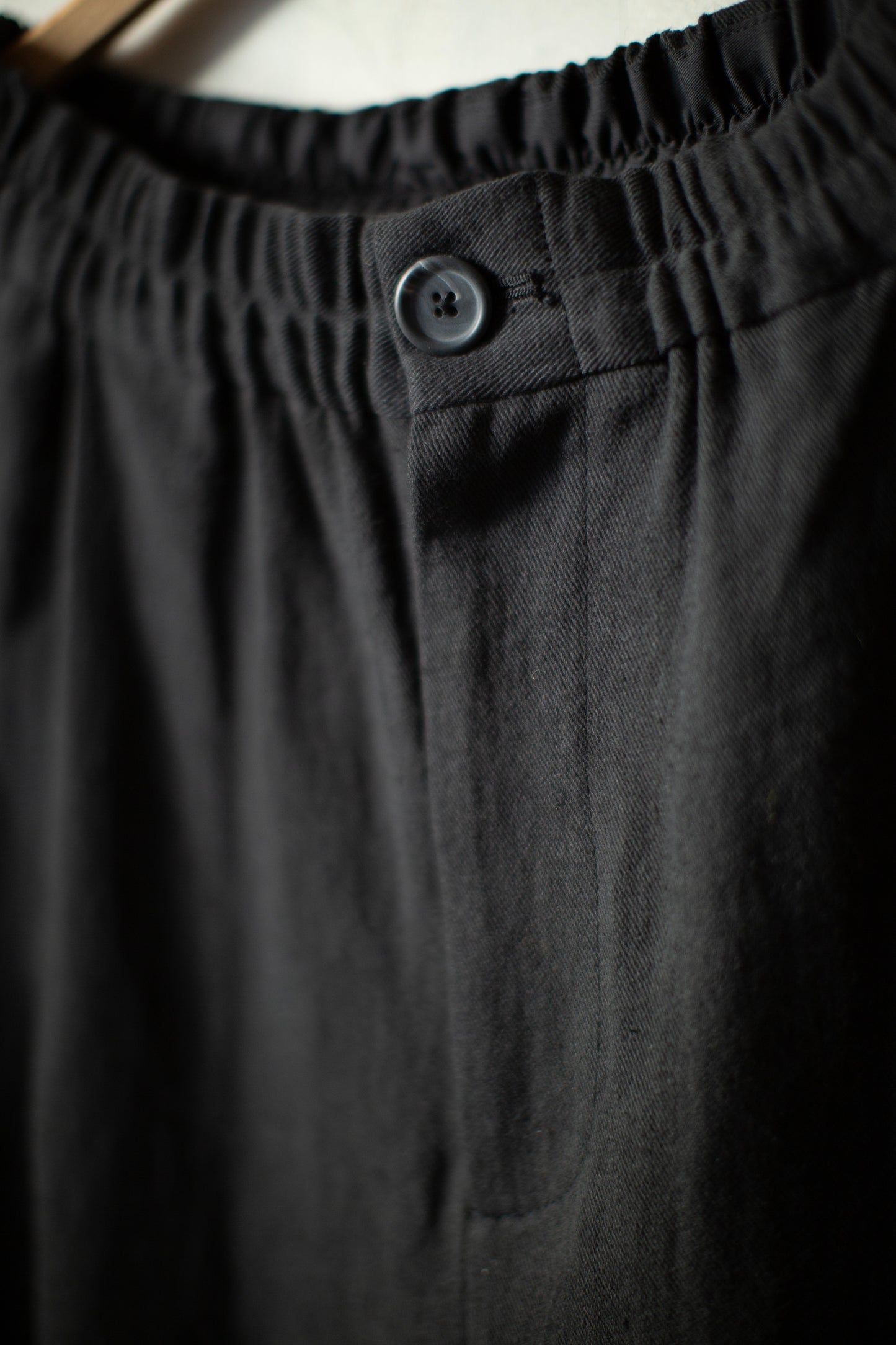 black matte pants