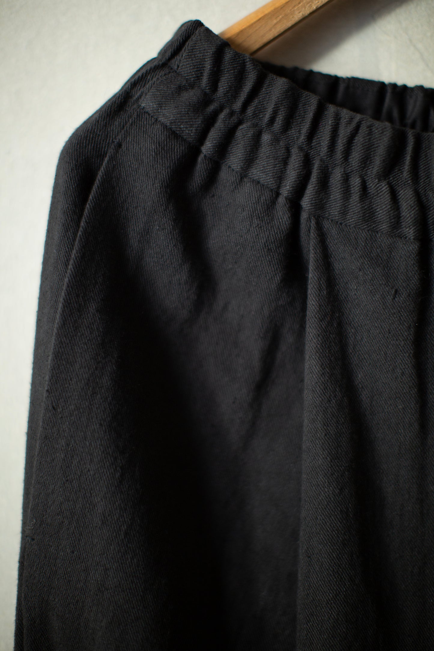 black matte pants