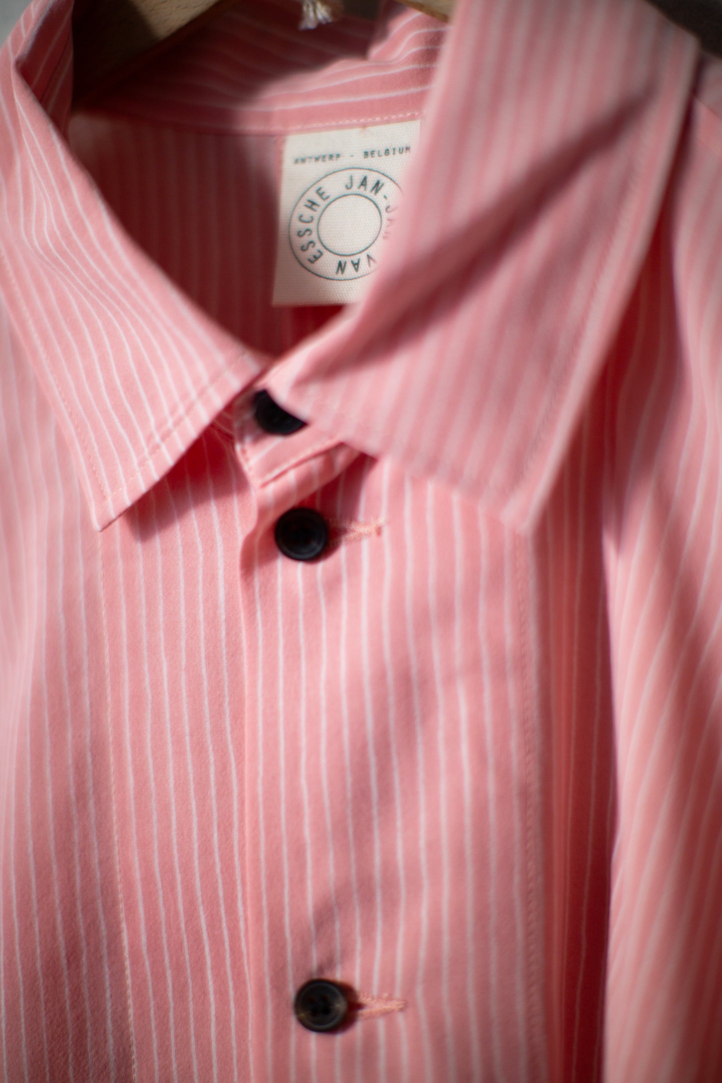 SHIRT#100 - CREPE COTTON SHIRTING MADDER PINK