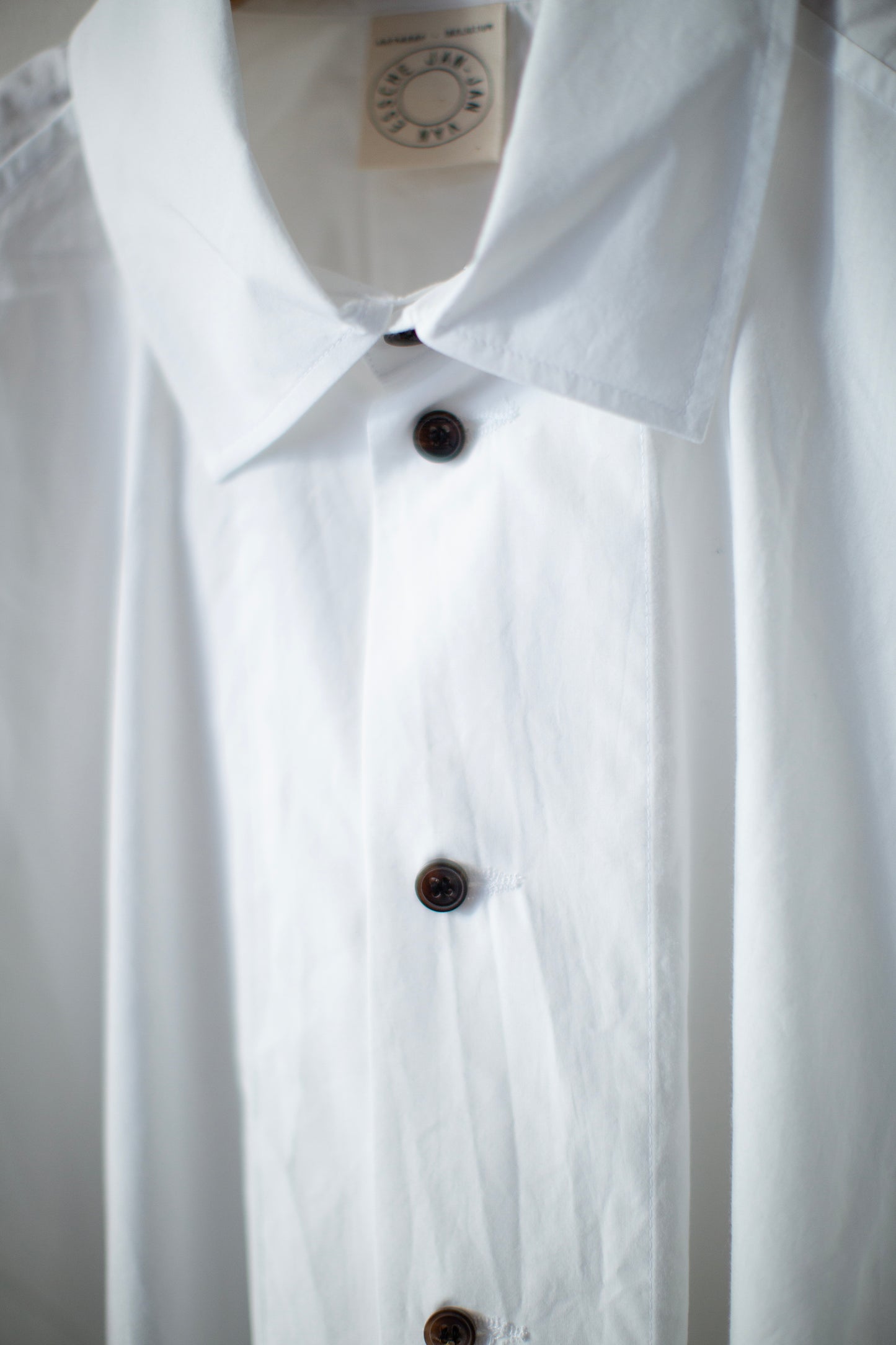 SHIRT#100 - POWDER COTTON TYPEWRITER OFF WHITE
