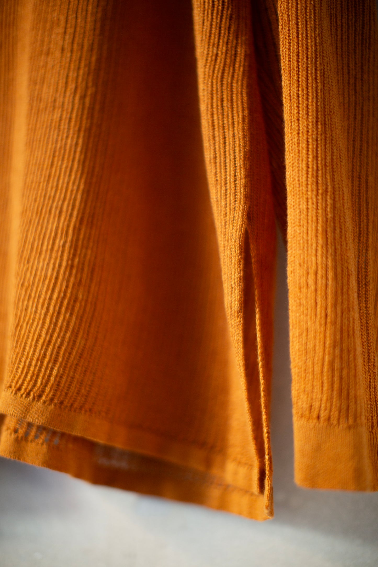 KNIT#76 - LINEN COTTON MESH ORANGE