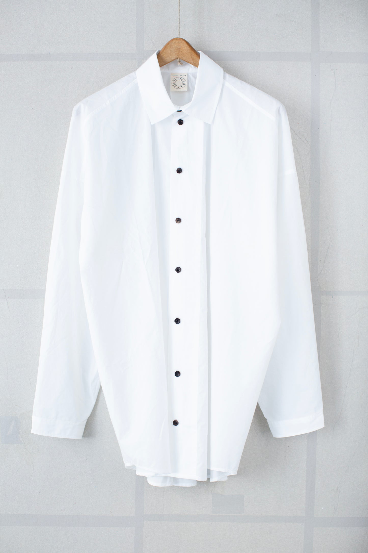 SHIRT#100 - POWDER COTTON TYPEWRITER OFF WHITE