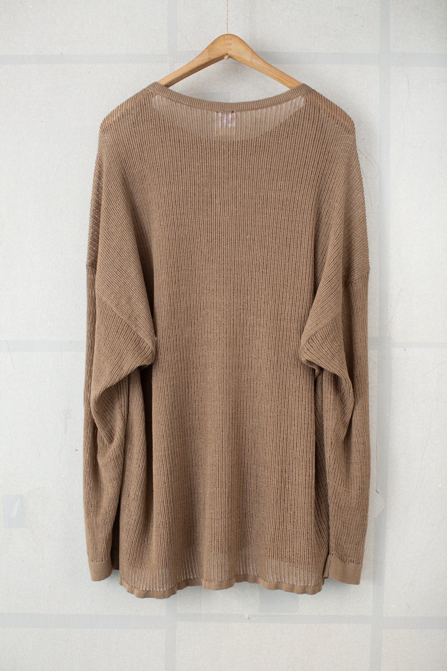 KNIT#76 - LINEN COTTON MESH MOCHA