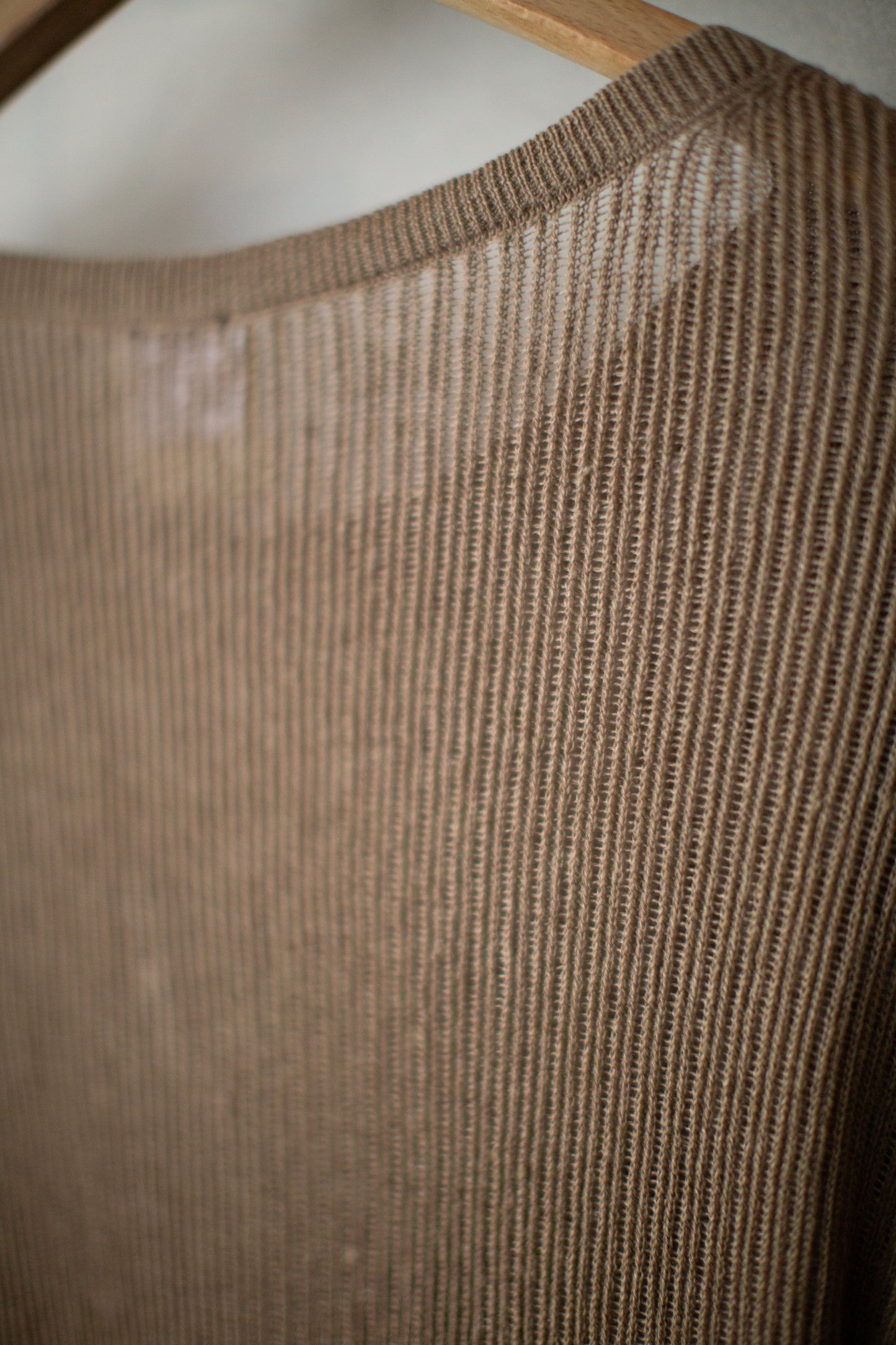 KNIT#76 - LINEN COTTON MESH MOCHA