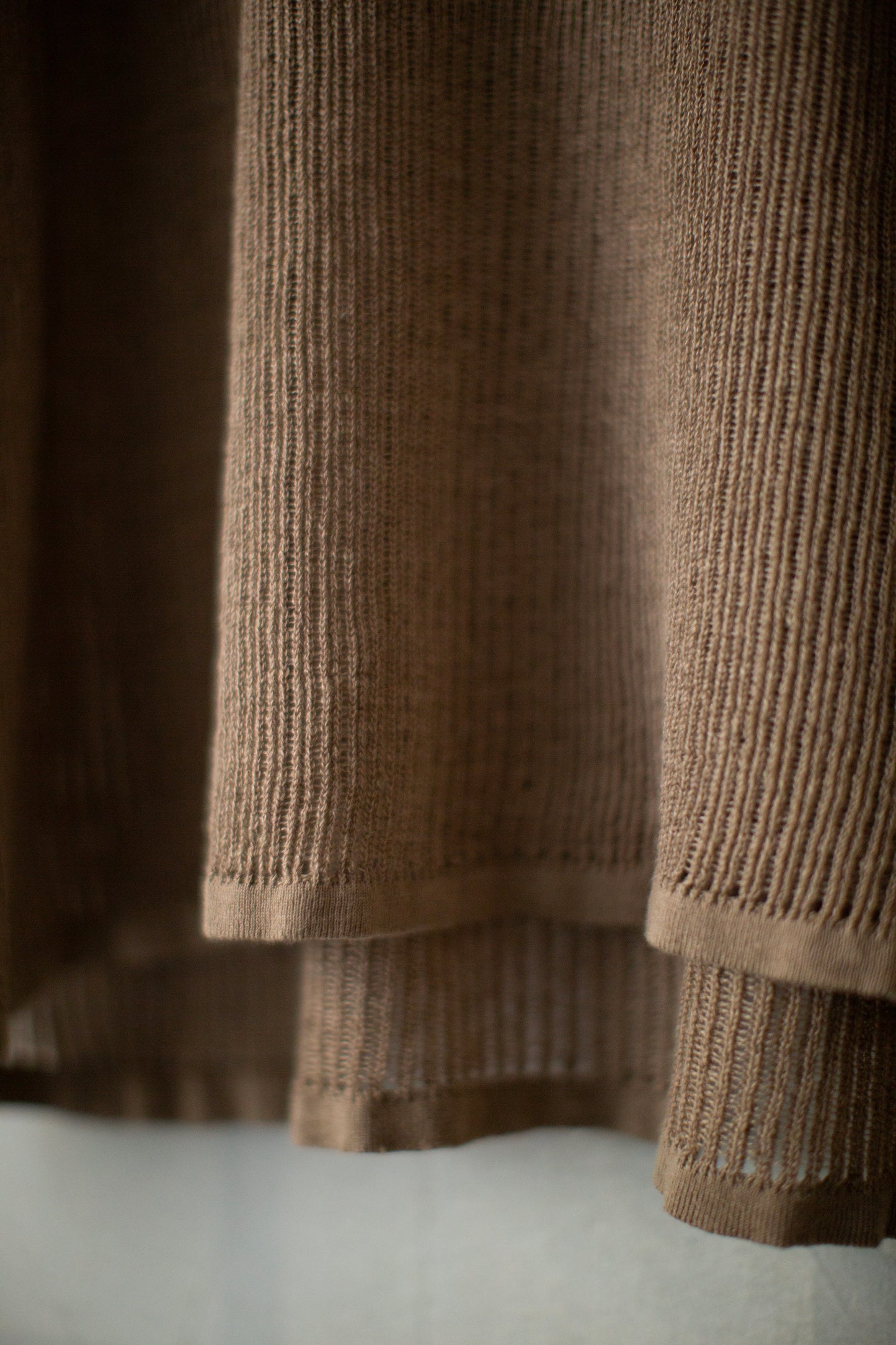 KNIT#76 - LINEN COTTON MESH MOCHA