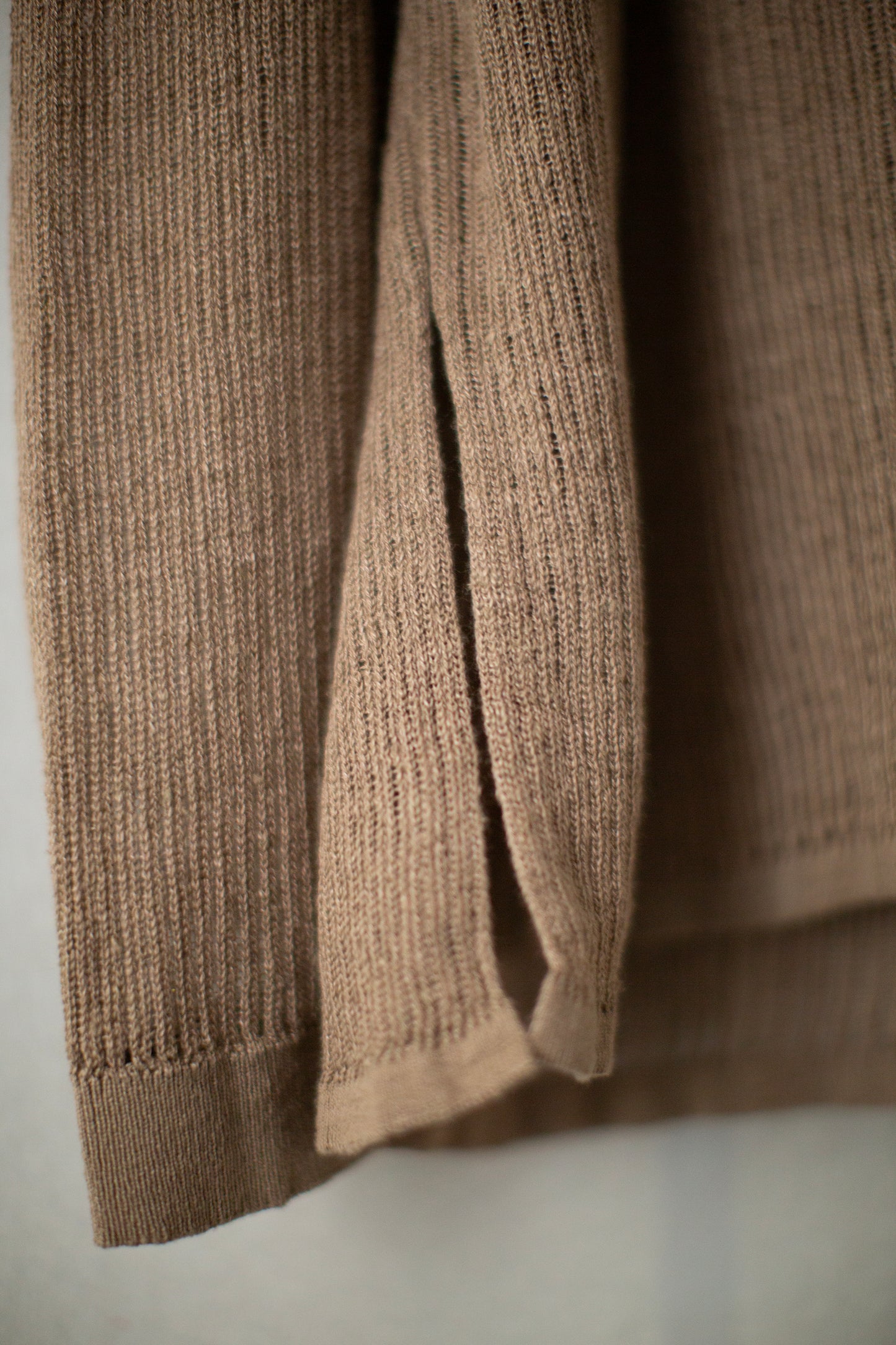 KNIT#76 - LINEN COTTON MESH MOCHA