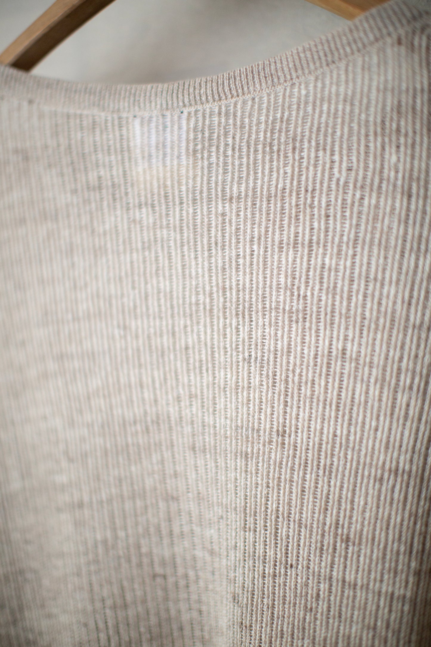 KNIT#76 - LINEN COTTON MESH NATURAL