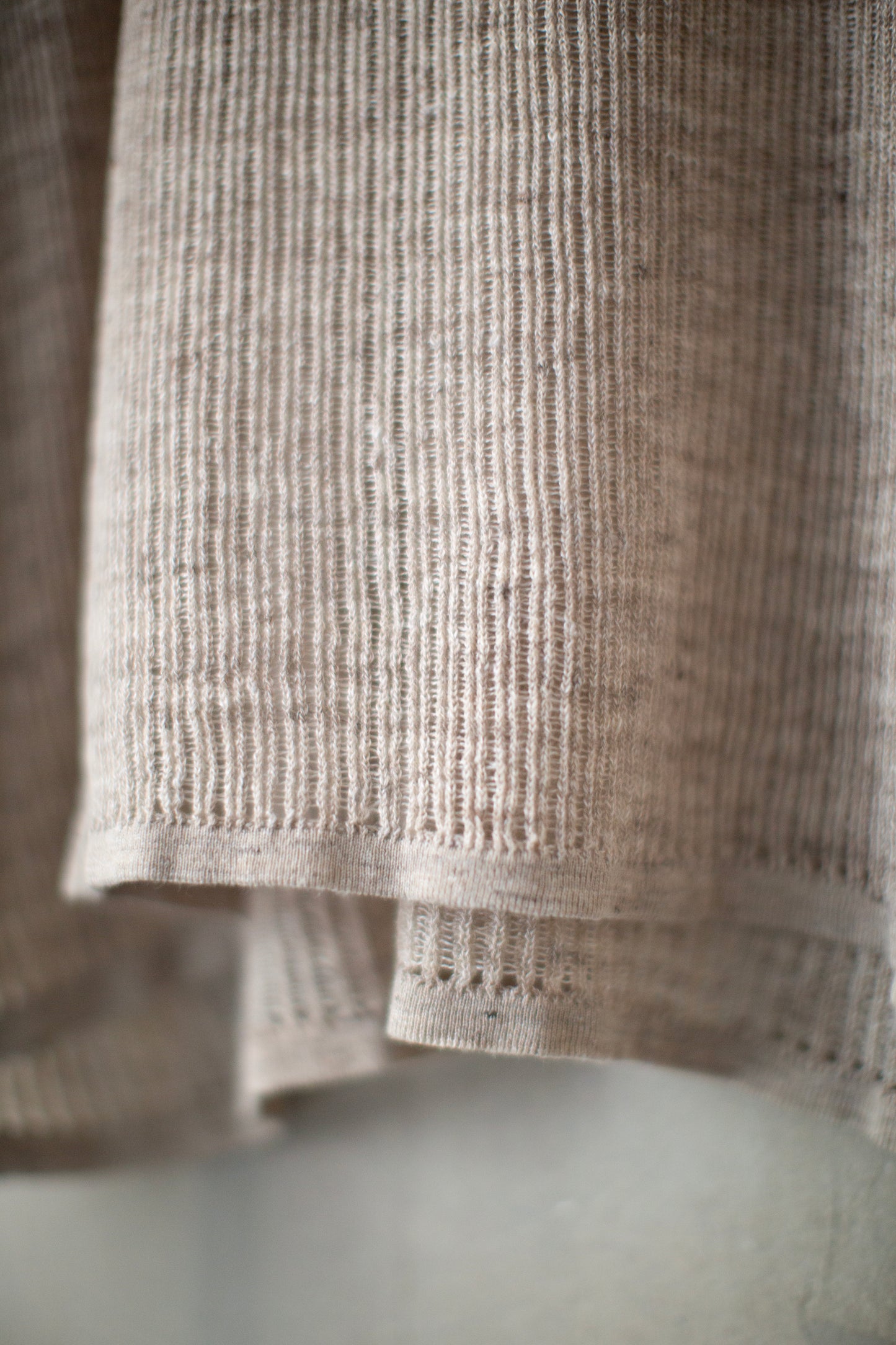 KNIT#76 - LINEN COTTON MESH NATURAL