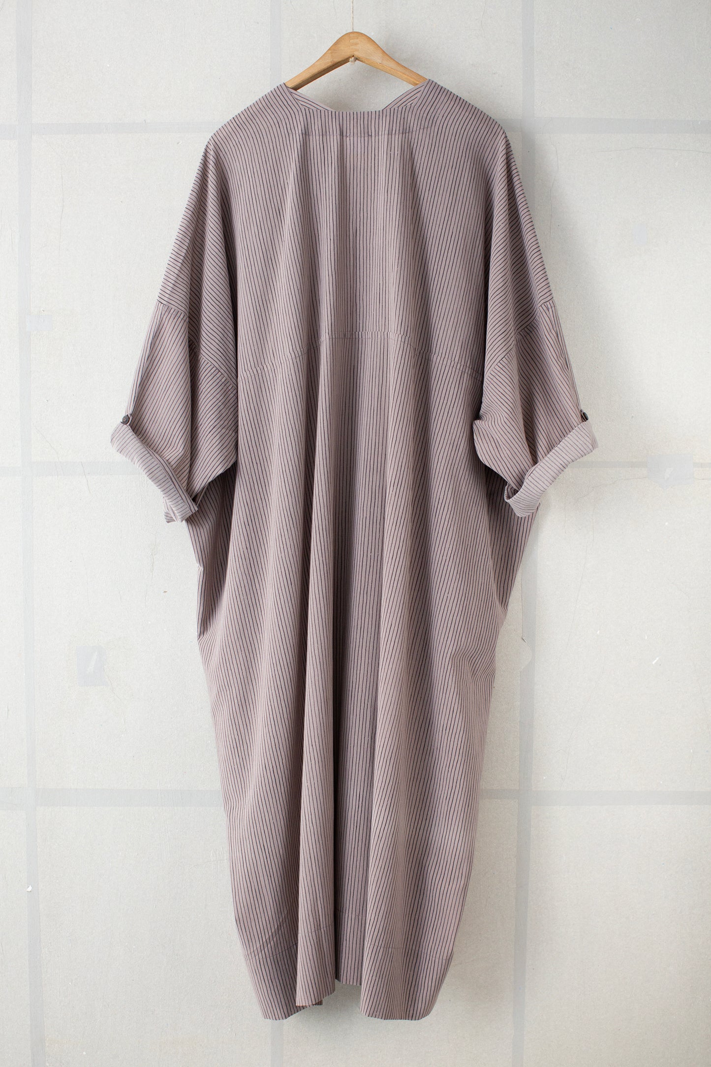 TUNIC#44 - CREPE COTTON SHIRTING MADDER BEIGE