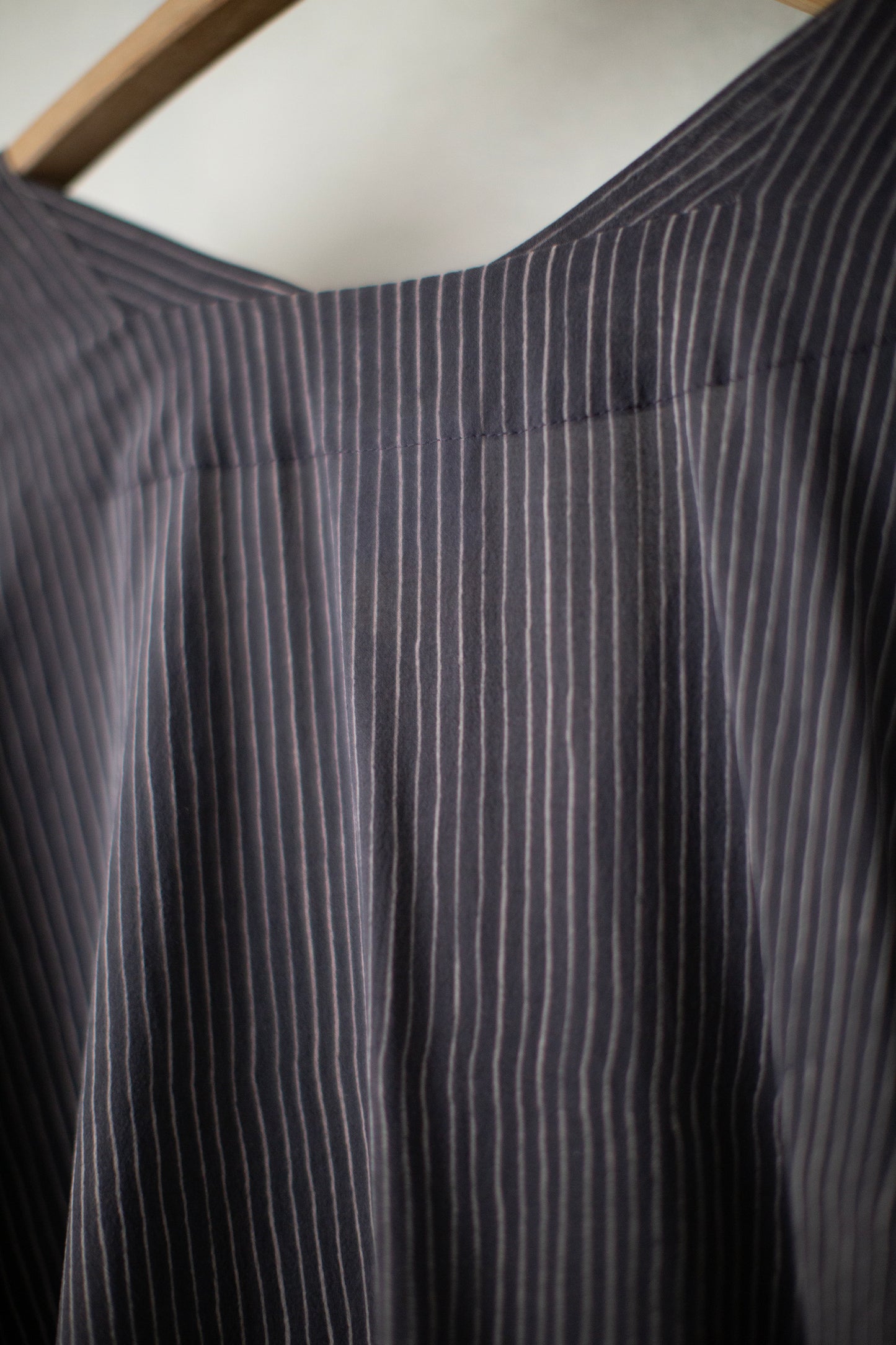 TUNIC#44 - CREPE COTTON SHIRTING GALLNUT BLACK