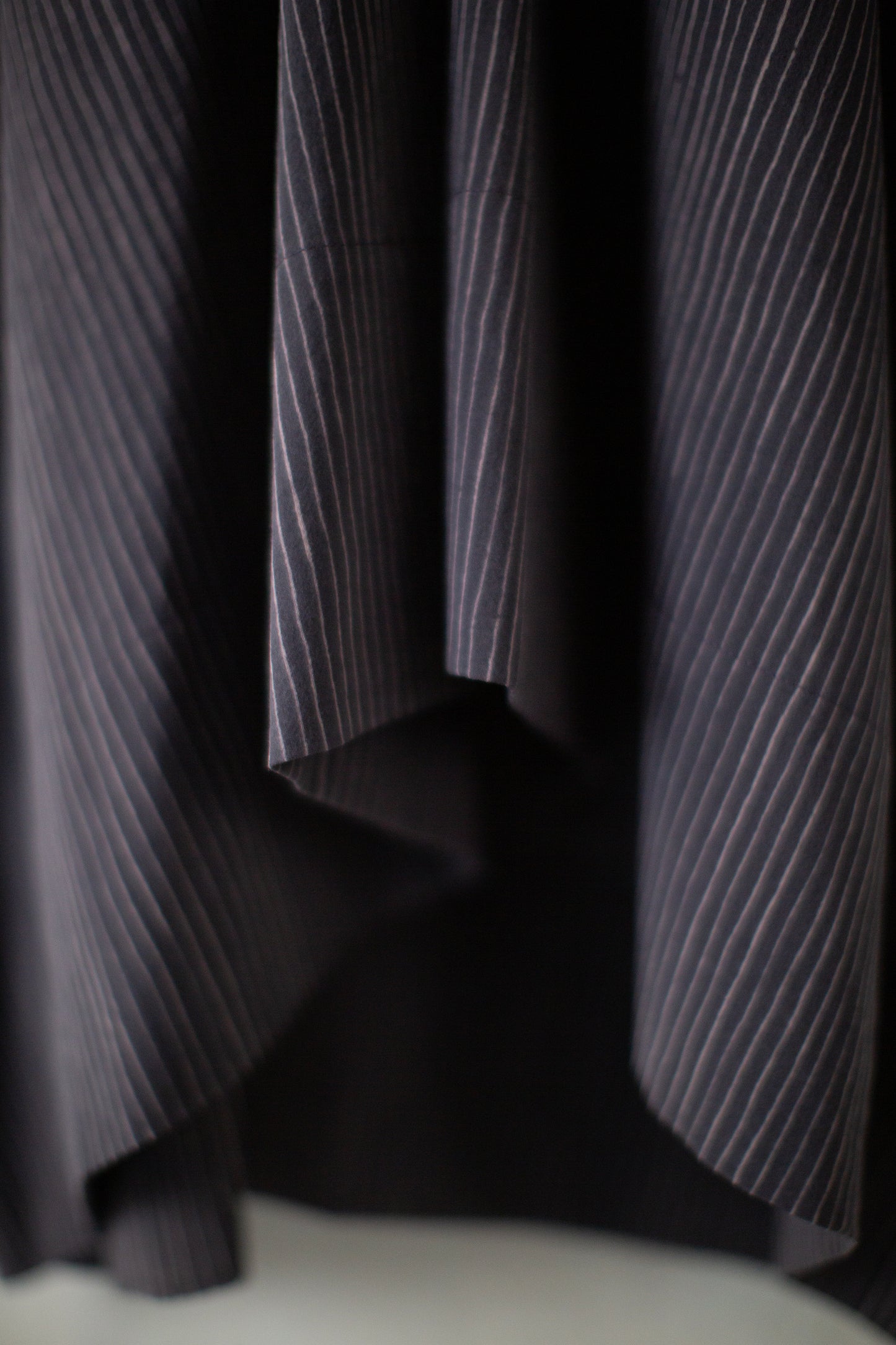 TUNIC#44 - CREPE COTTON SHIRTING GALLNUT BLACK