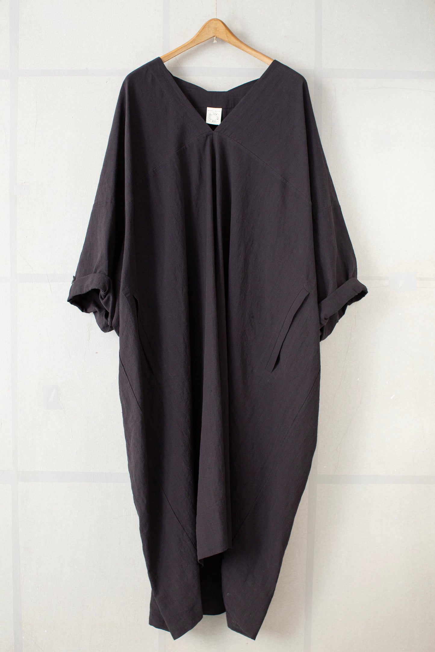 TUNIC#44 - LINEN SILK SHIRTING SUMI KURO