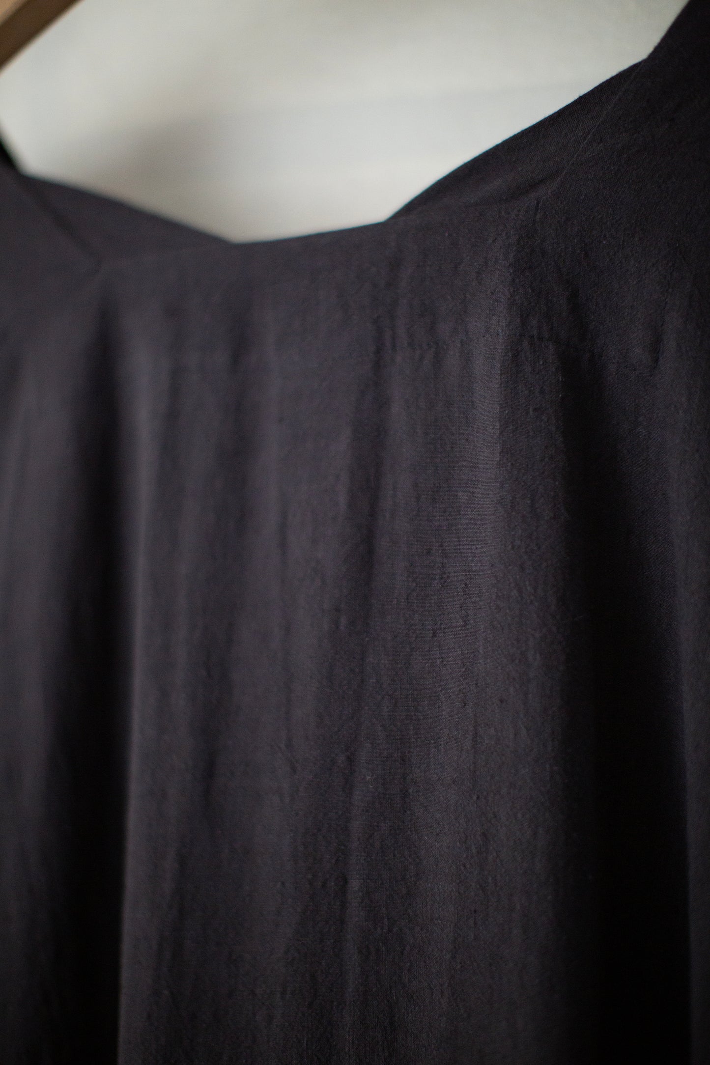 TUNIC#44 - LINEN SILK SHIRTING SUMI KURO