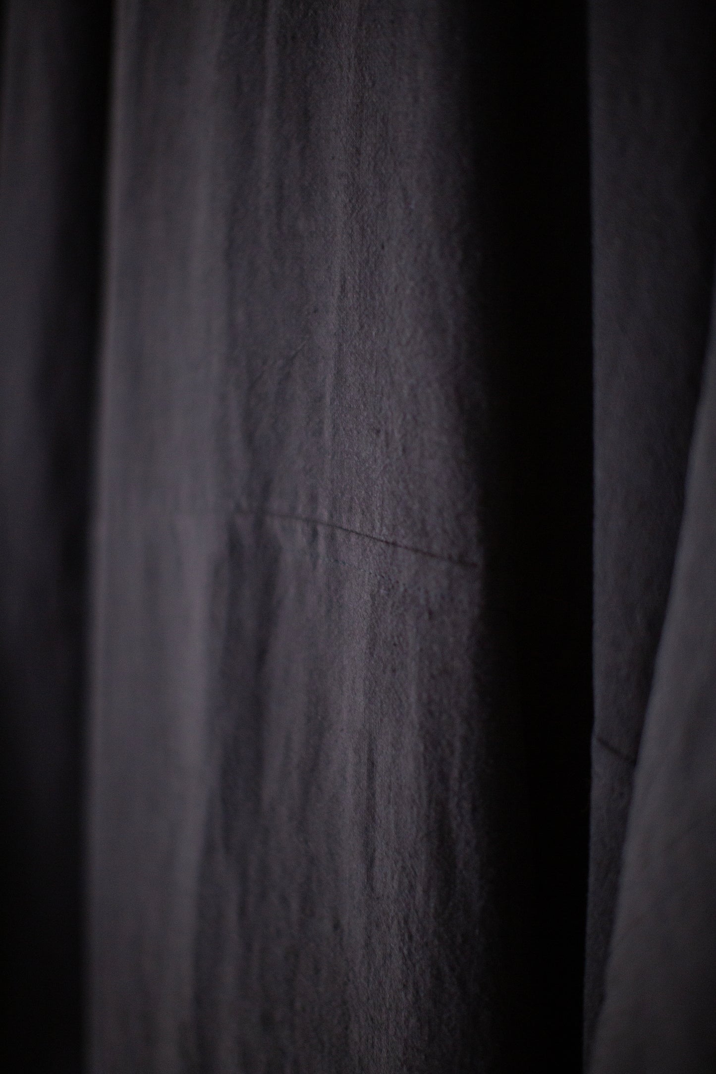 TUNIC#44 - LINEN SILK SHIRTING SUMI KURO
