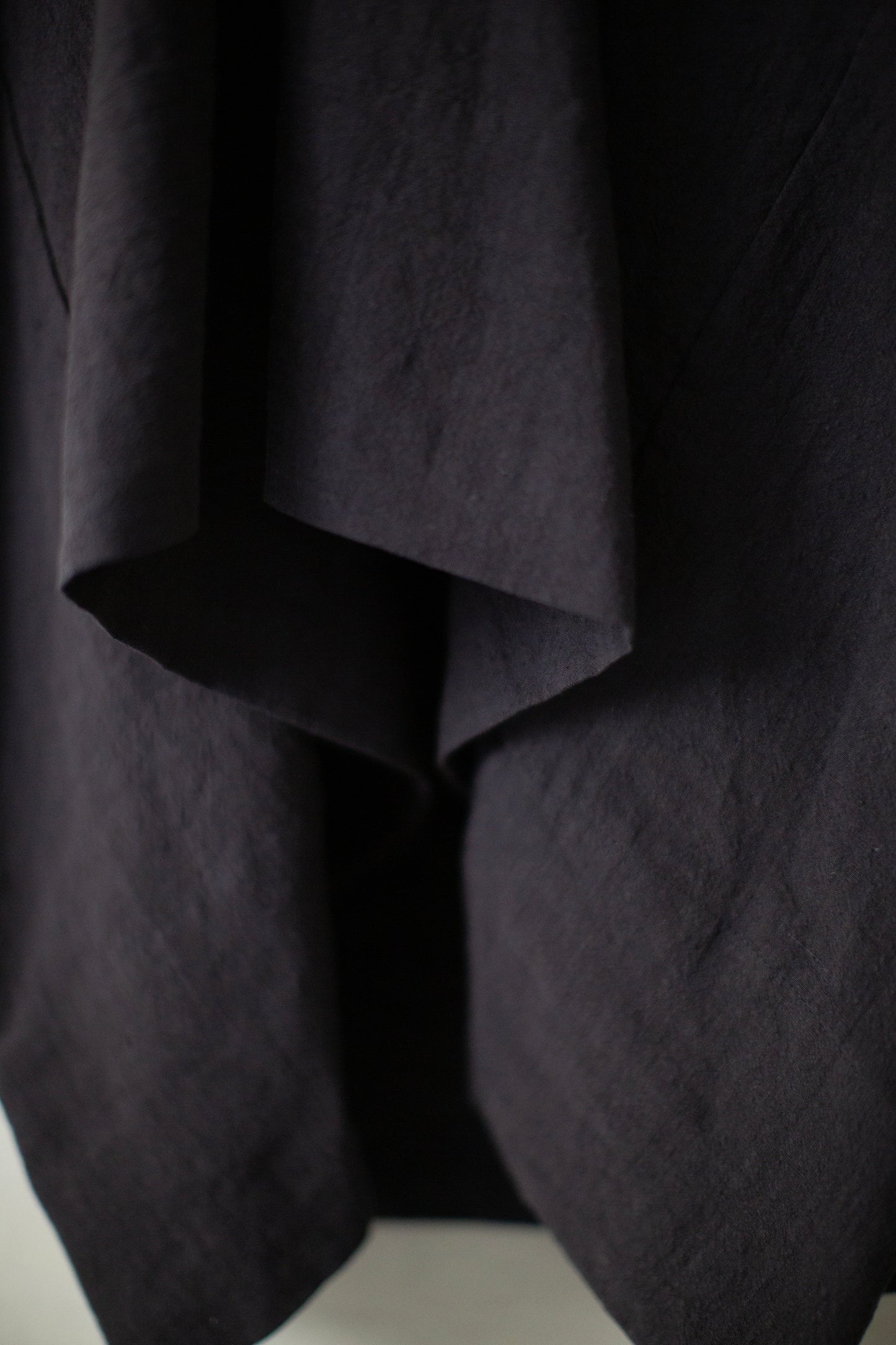 TUNIC#44 - LINEN SILK SHIRTING SUMI KURO