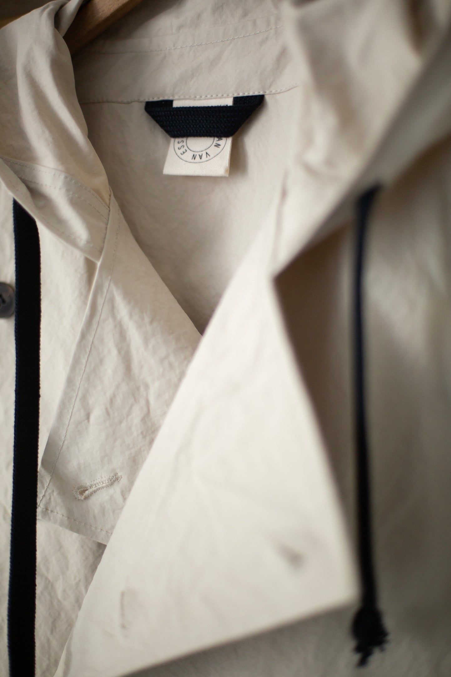 HOODPIECE#1 - TIME WASHED CANVAS CHALK