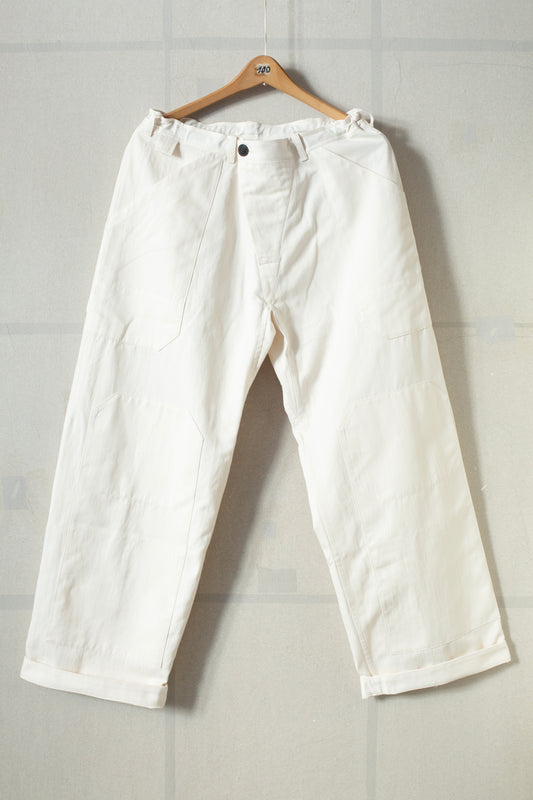 TROUSERS#75 - KINARI COTTON/HEMP DENSE TWILL