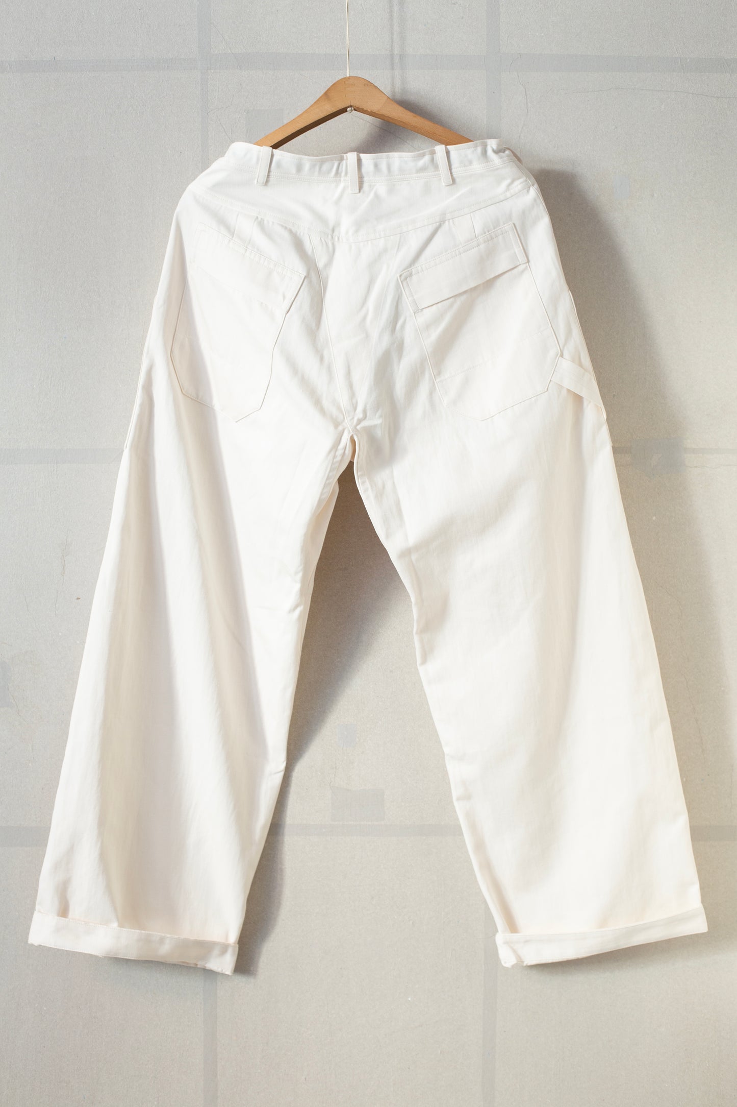 TROUSERS#75 - KINARI COTTON/HEMP DENSE TWILL