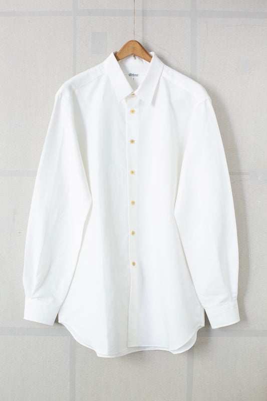 White linen cotton classic shirt