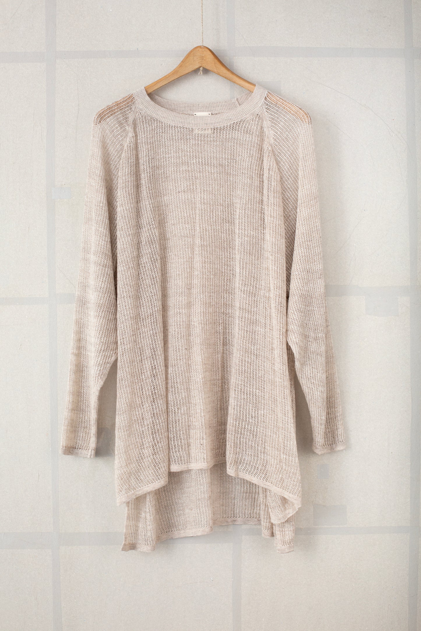 KNIT#69 - LINEN COTTON YARN BEIGE