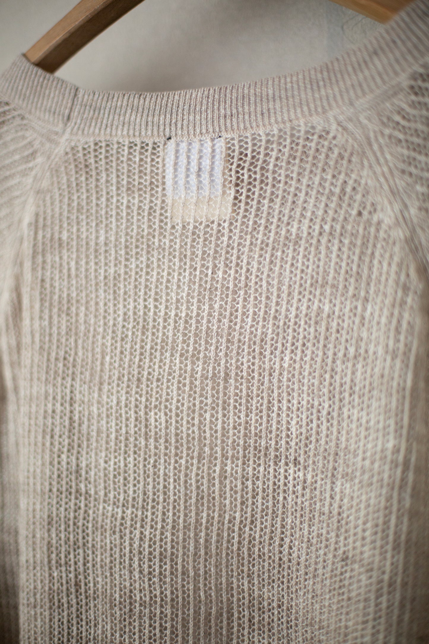 KNIT#69 - LINEN COTTON YARN BEIGE