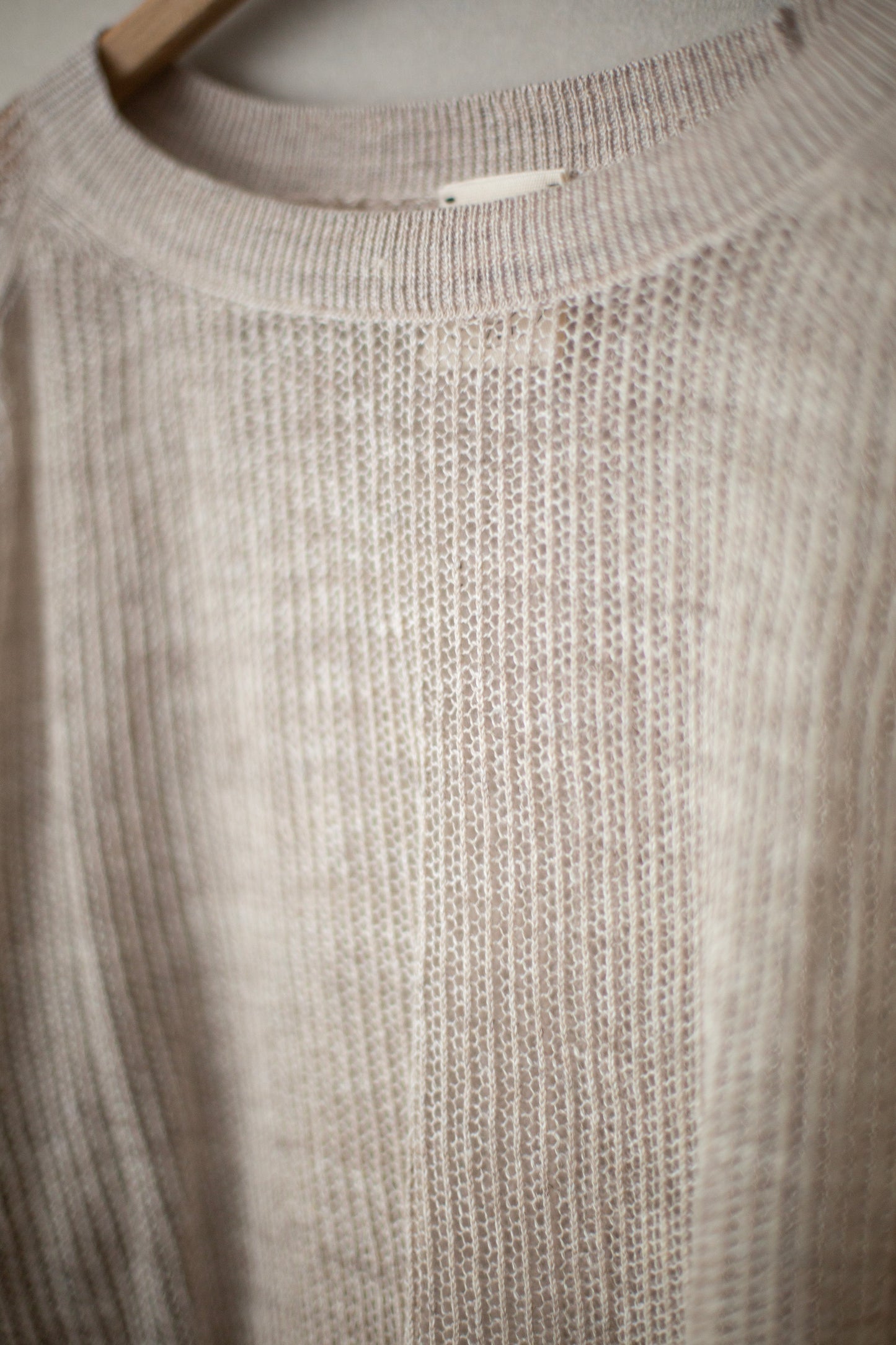 KNIT#69 - LINEN COTTON YARN BEIGE
