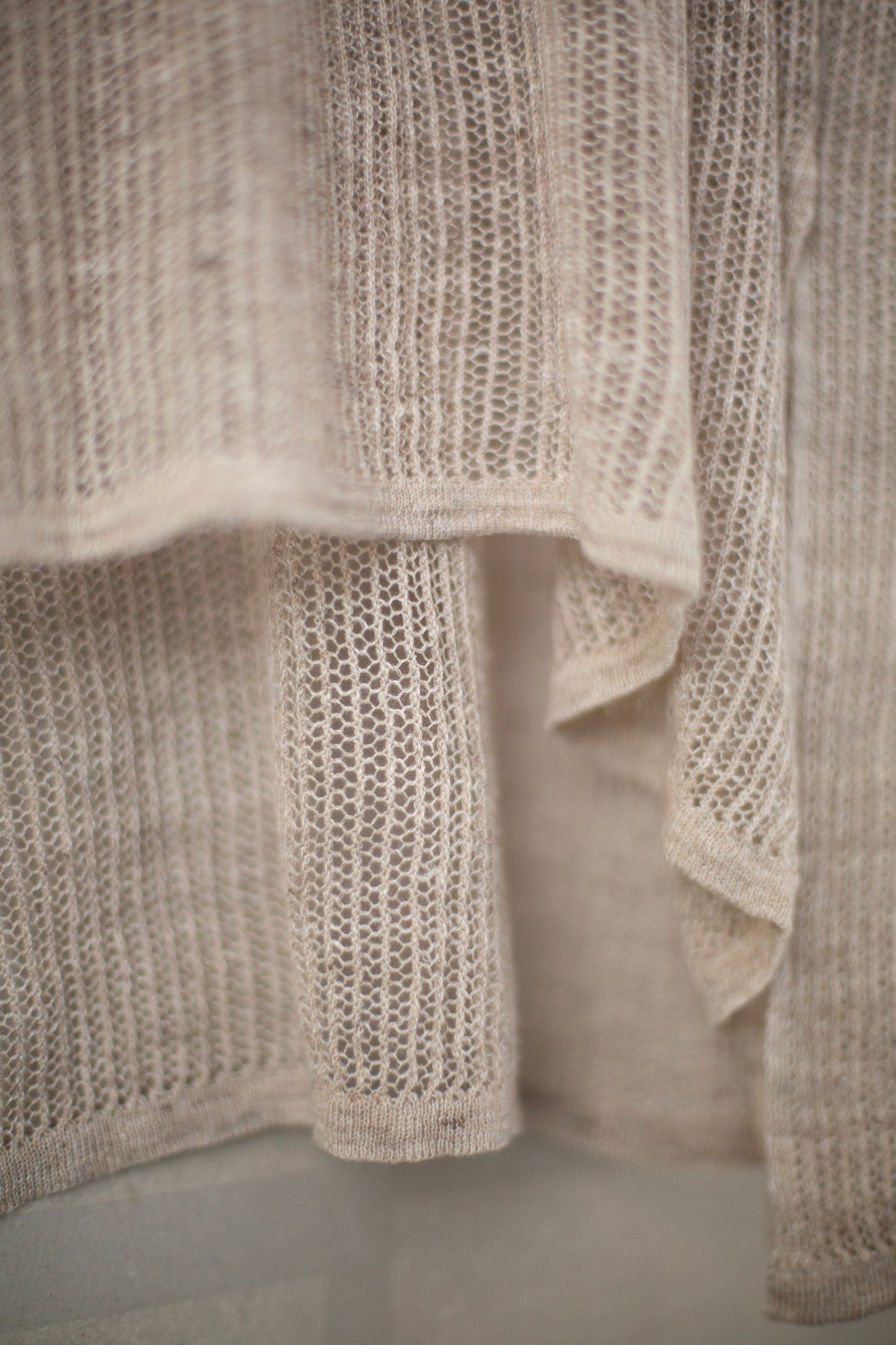 KNIT#69 - LINEN COTTON YARN BEIGE