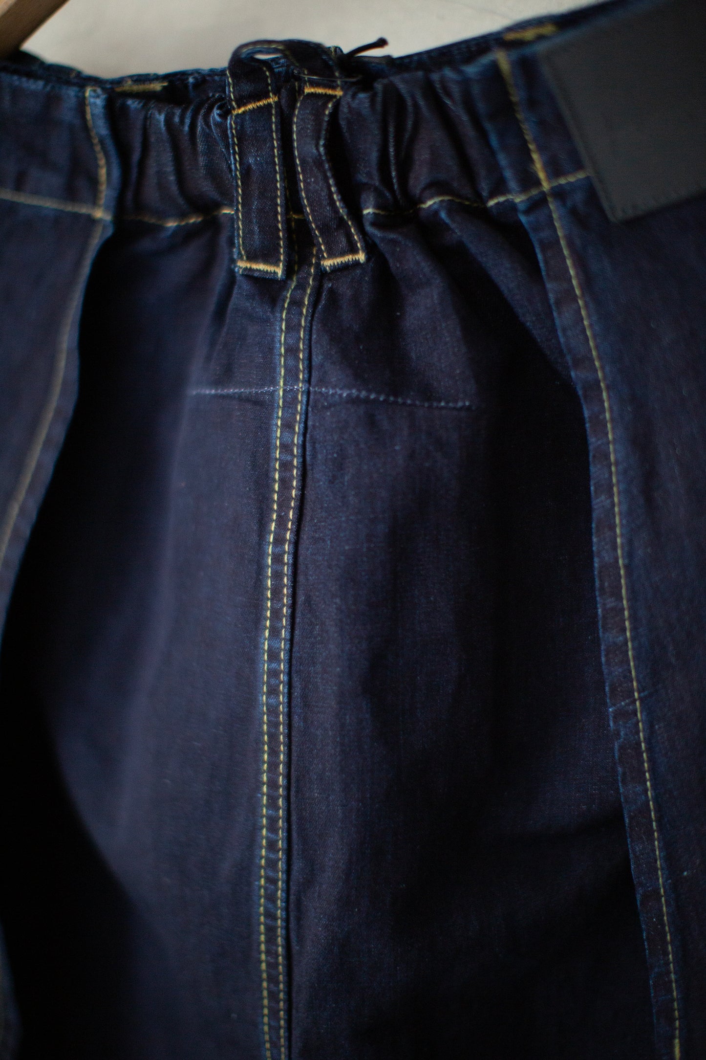 THE SCOUT SKIRT IN RINSED DENIM INDIGO