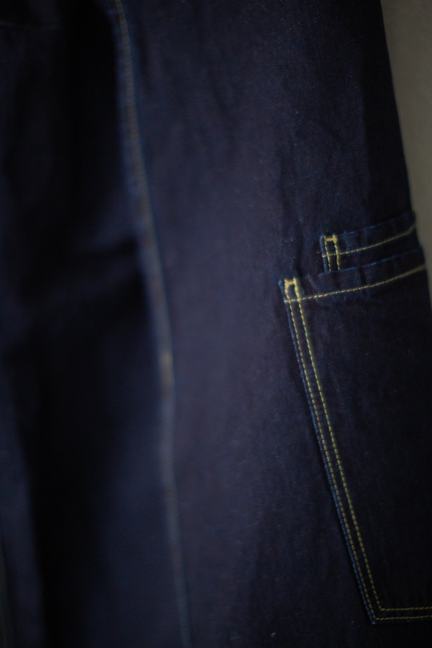 THE SCOUT SKIRT IN RINSED DENIM INDIGO