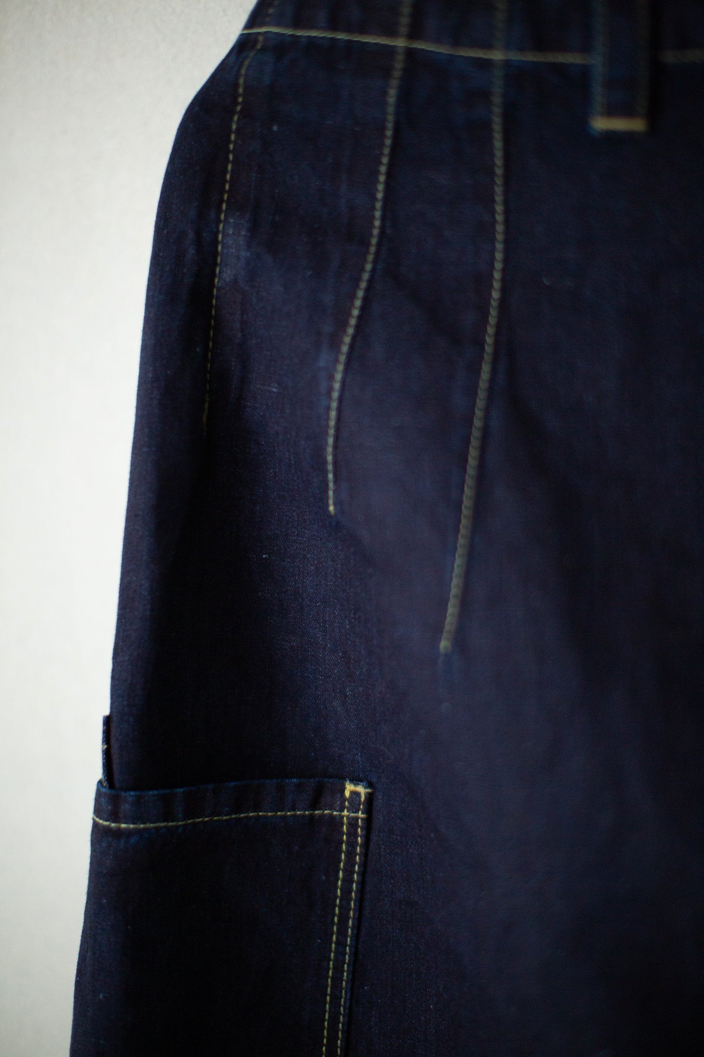 THE SCOUT SKIRT IN RINSED DENIM INDIGO