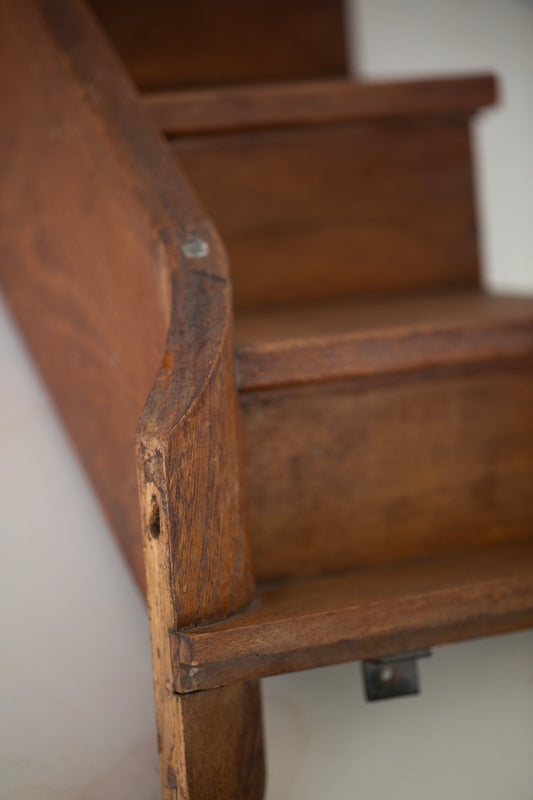 wooden scale model staircase