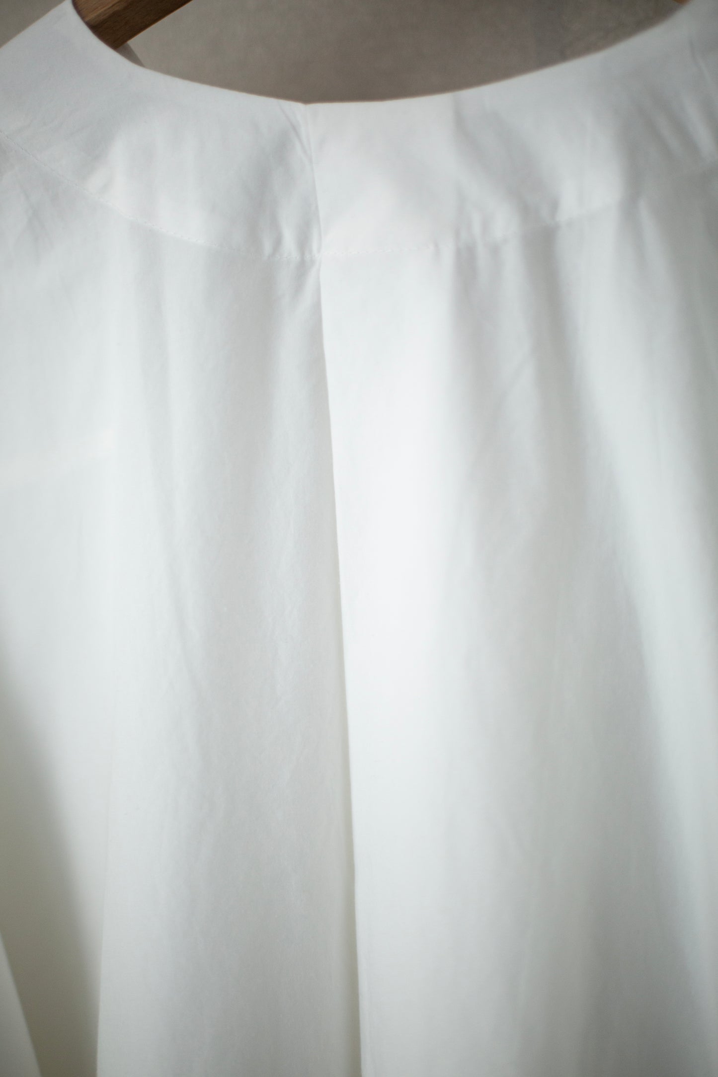 TUNIC#38 - COTTON HEMP POPLIN WHITE
