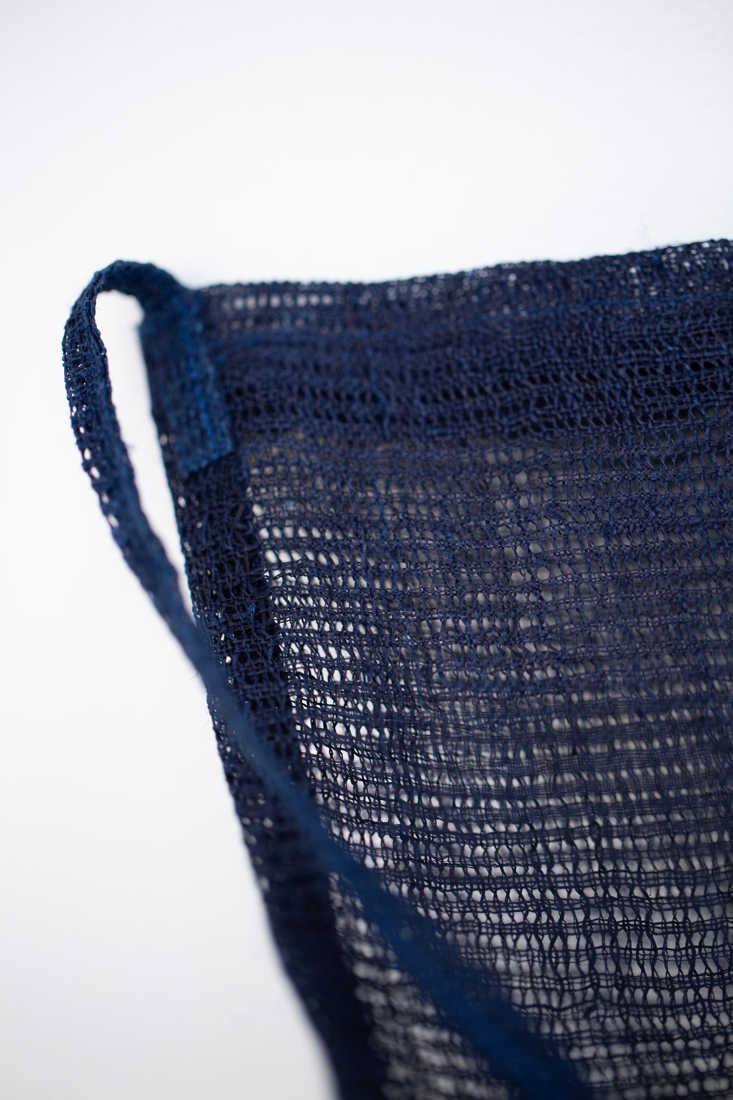 Japanese indigo dyed hemp bag