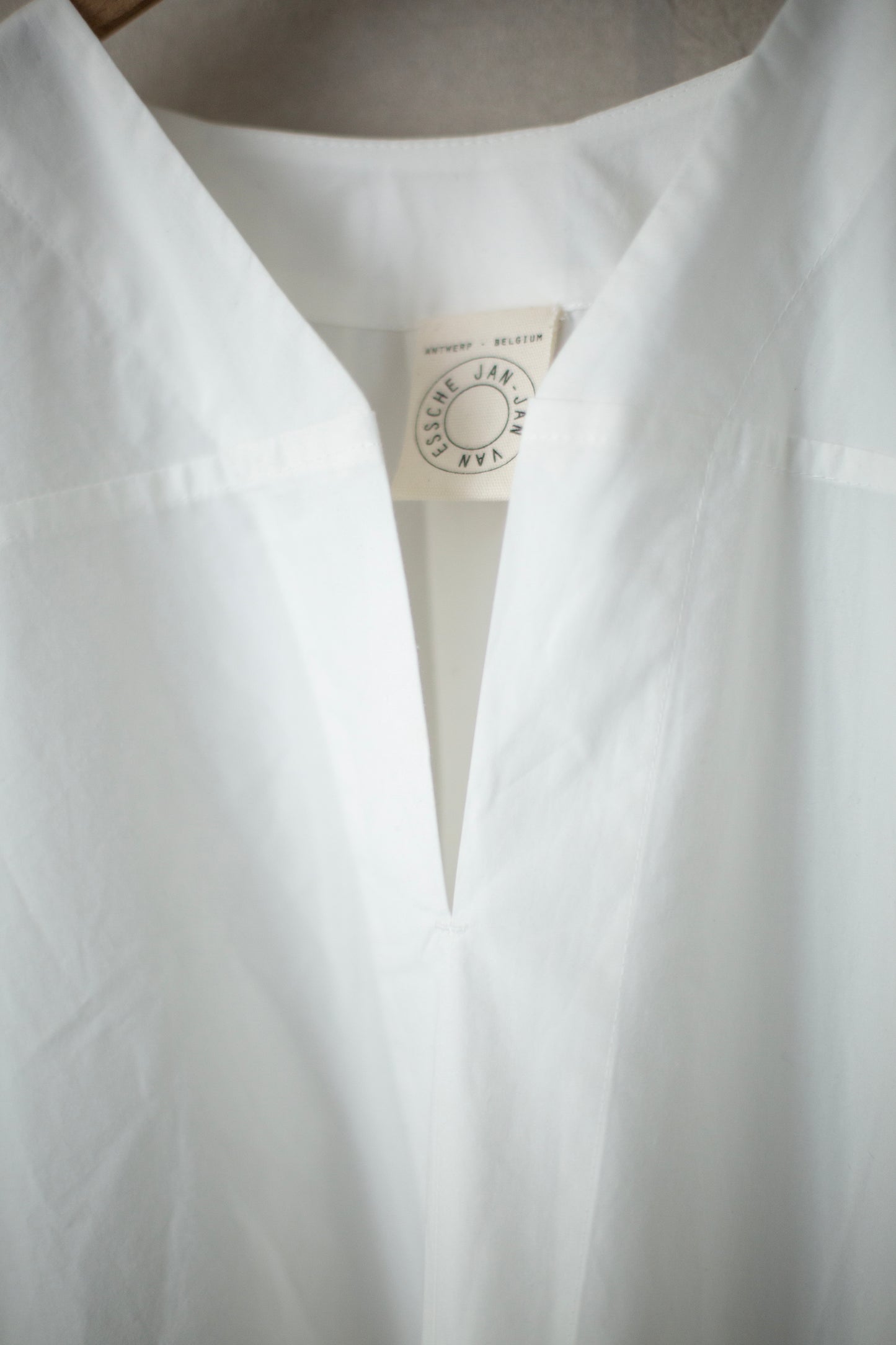 TUNIC#38 - COTTON HEMP POPLIN WHITE