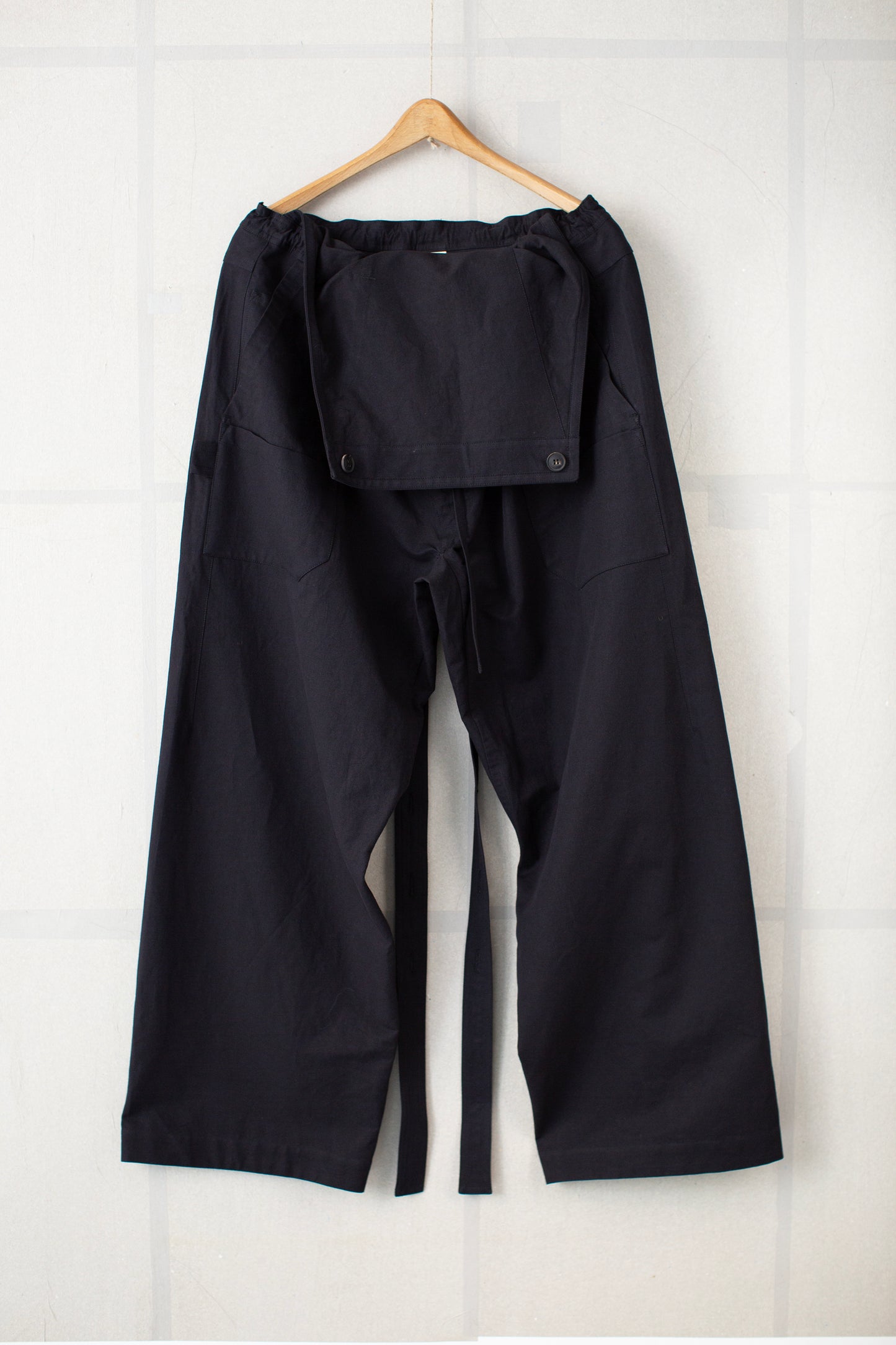 DUNGAREES#4 - COTTON PAPER FINE TWILL BLACK