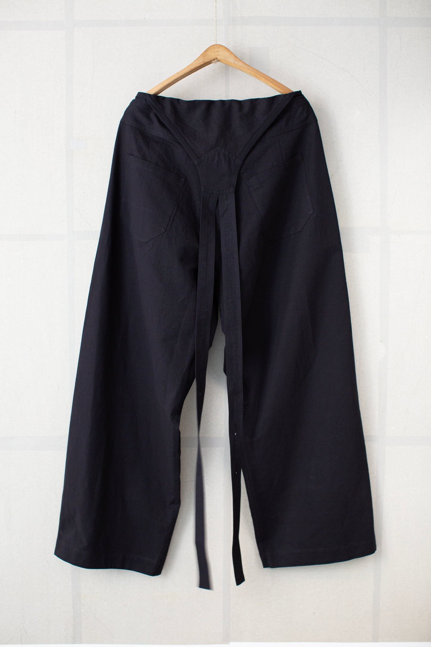 DUNGAREES#4 - COTTON PAPER FINE TWILL BLACK