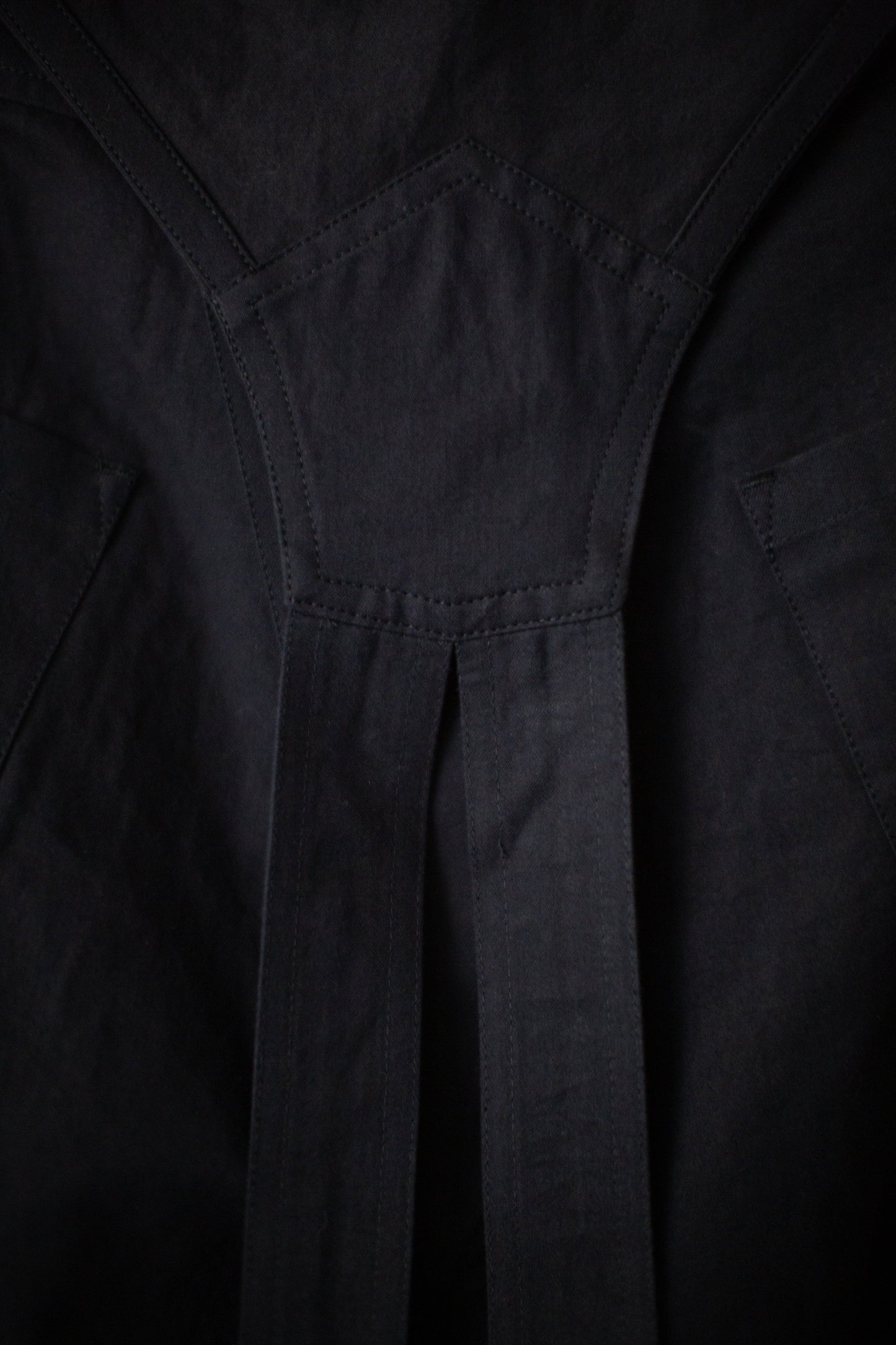 DUNGAREES#4 - COTTON PAPER FINE TWILL BLACK