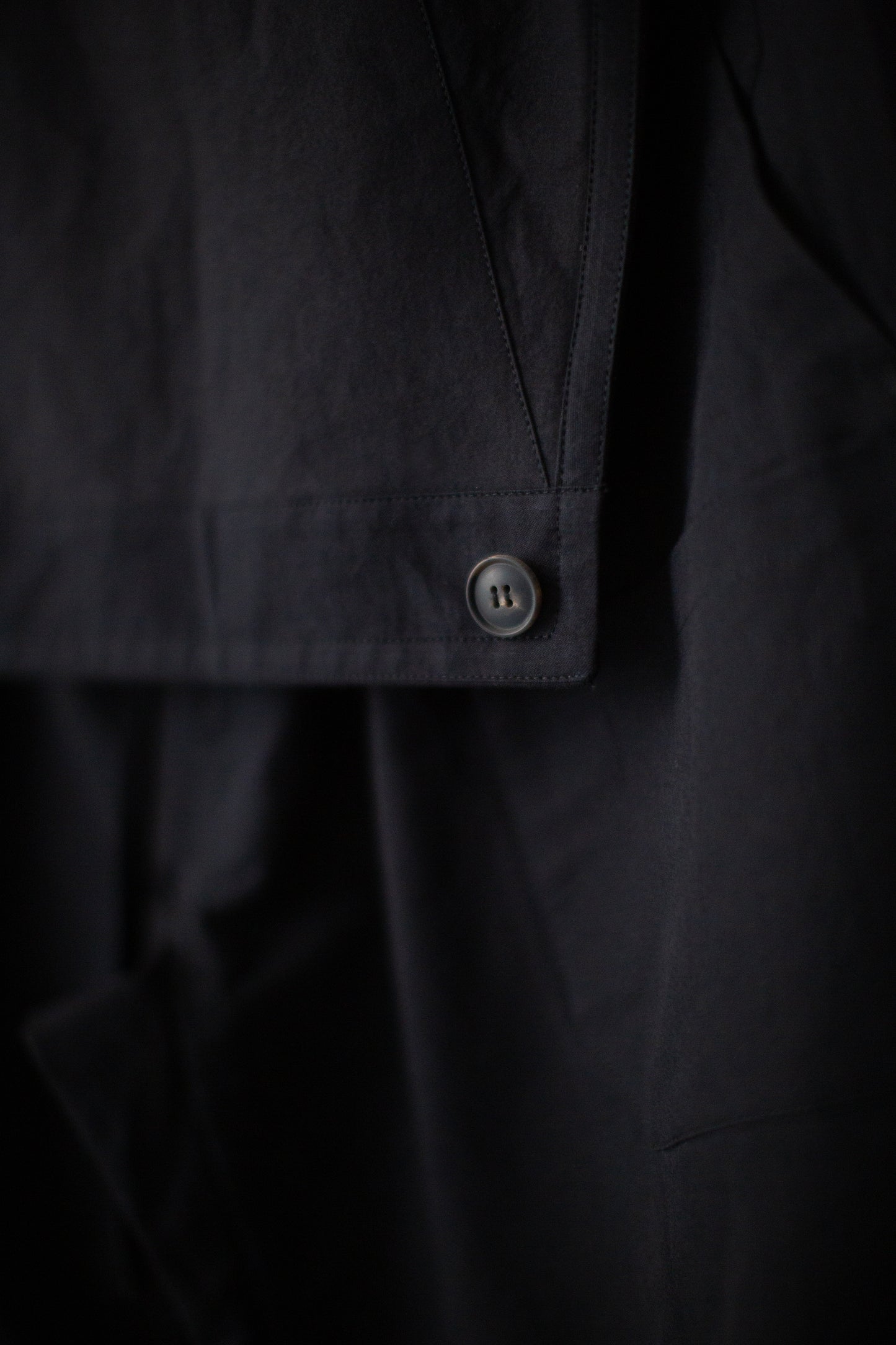 DUNGAREES#4 - COTTON PAPER FINE TWILL BLACK