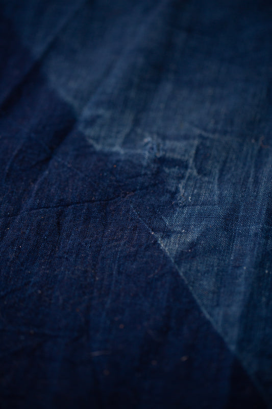 remnant Indigo dyed futon cover 162x197cm