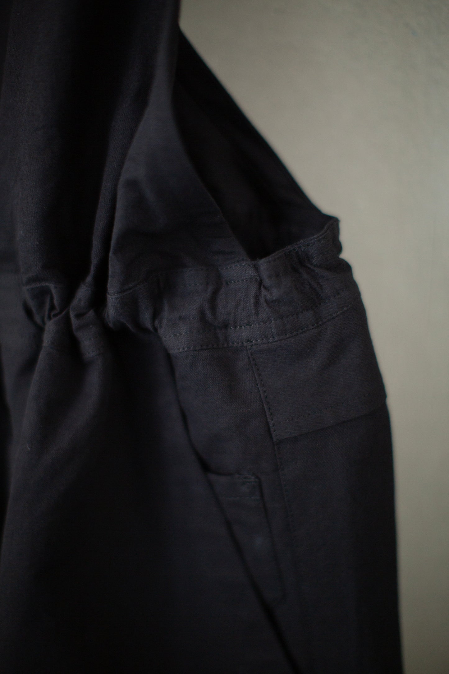 DUNGAREES#4 - COTTON PAPER FINE TWILL BLACK