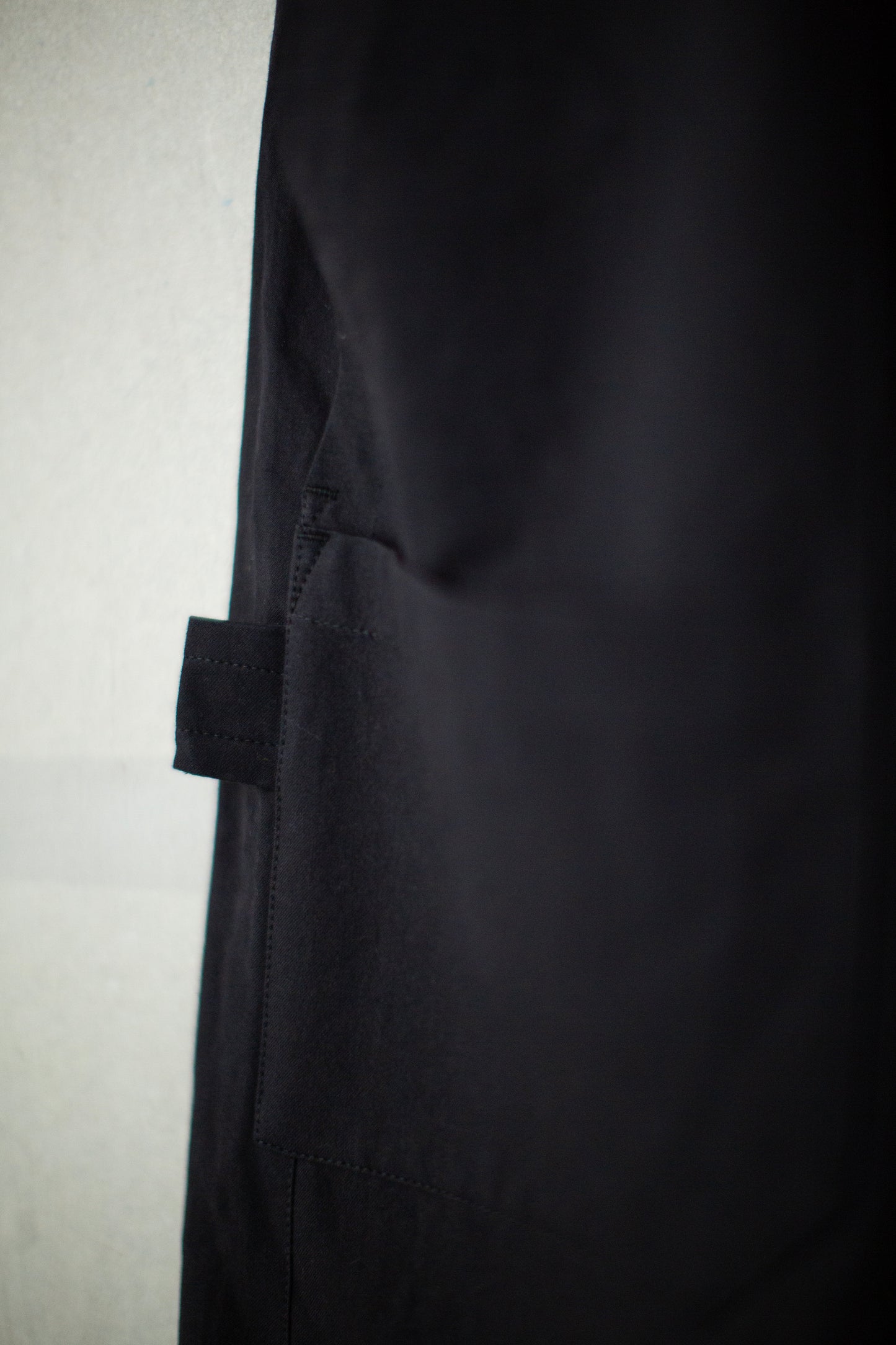 DUNGAREES#4 - COTTON PAPER FINE TWILL BLACK