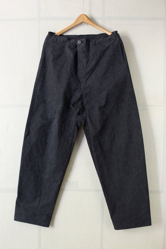 TROUSERS#72 - TIME WASHED CANVAS BLACK