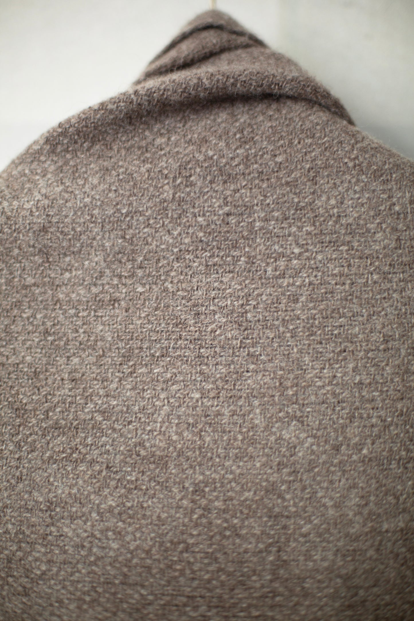 Natural Yak Grey Nomad Net scarf