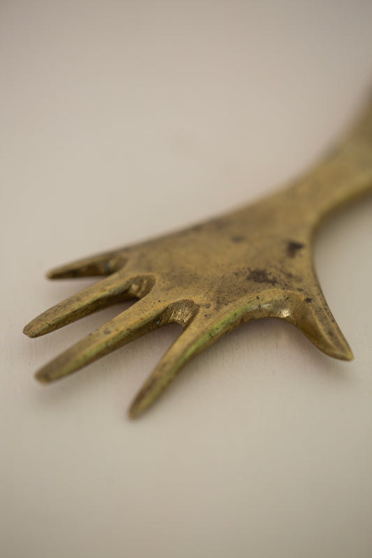 Carl Aubock brass hand bottle opener