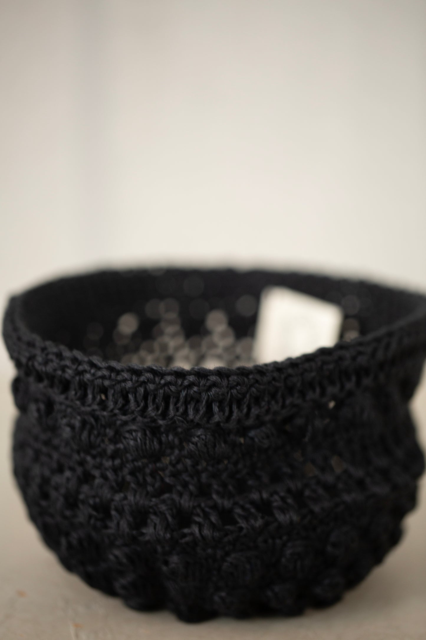 BEANIE#13 - LINEN BLACK