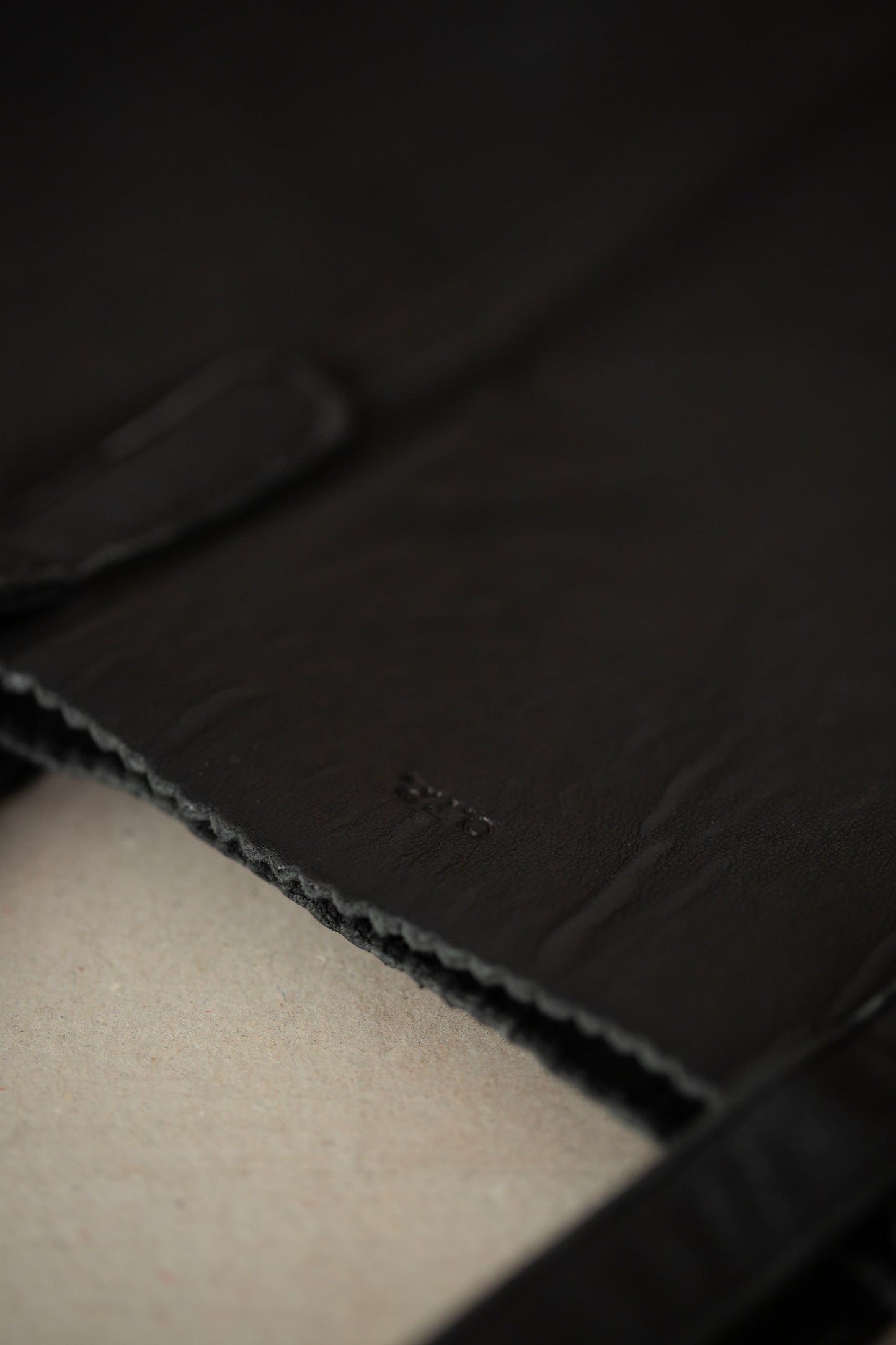 Large Black Leather Bag