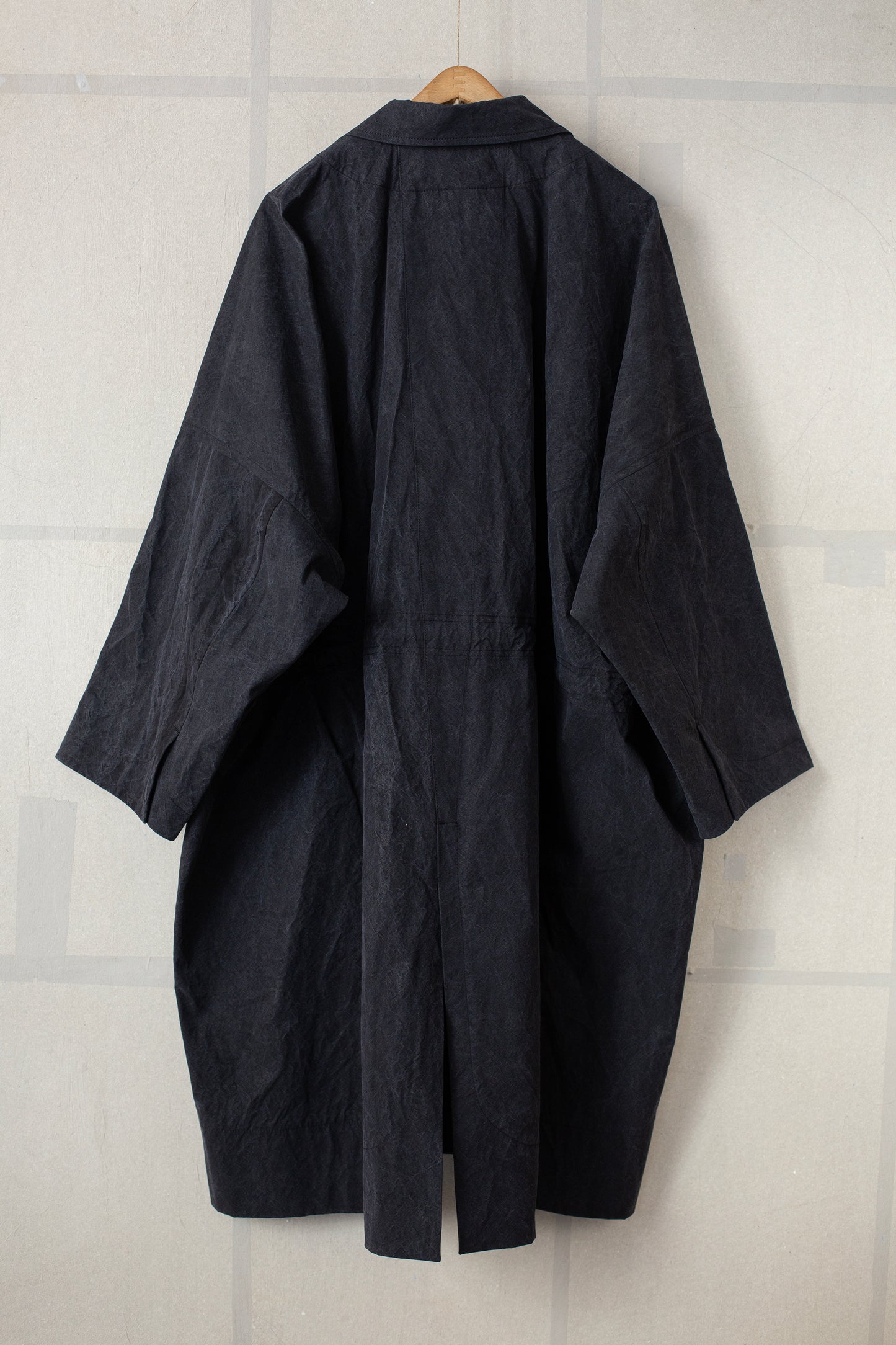 COAT#32 - TIME WASHED CANVAS BLACK