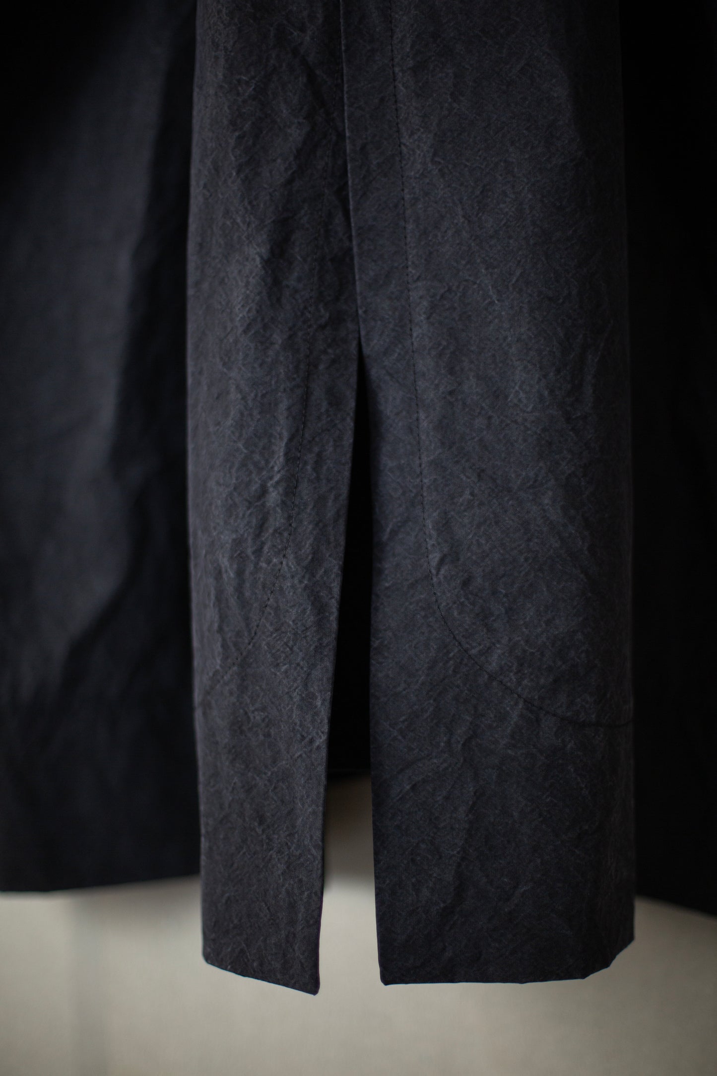 COAT#32 - TIME WASHED CANVAS BLACK